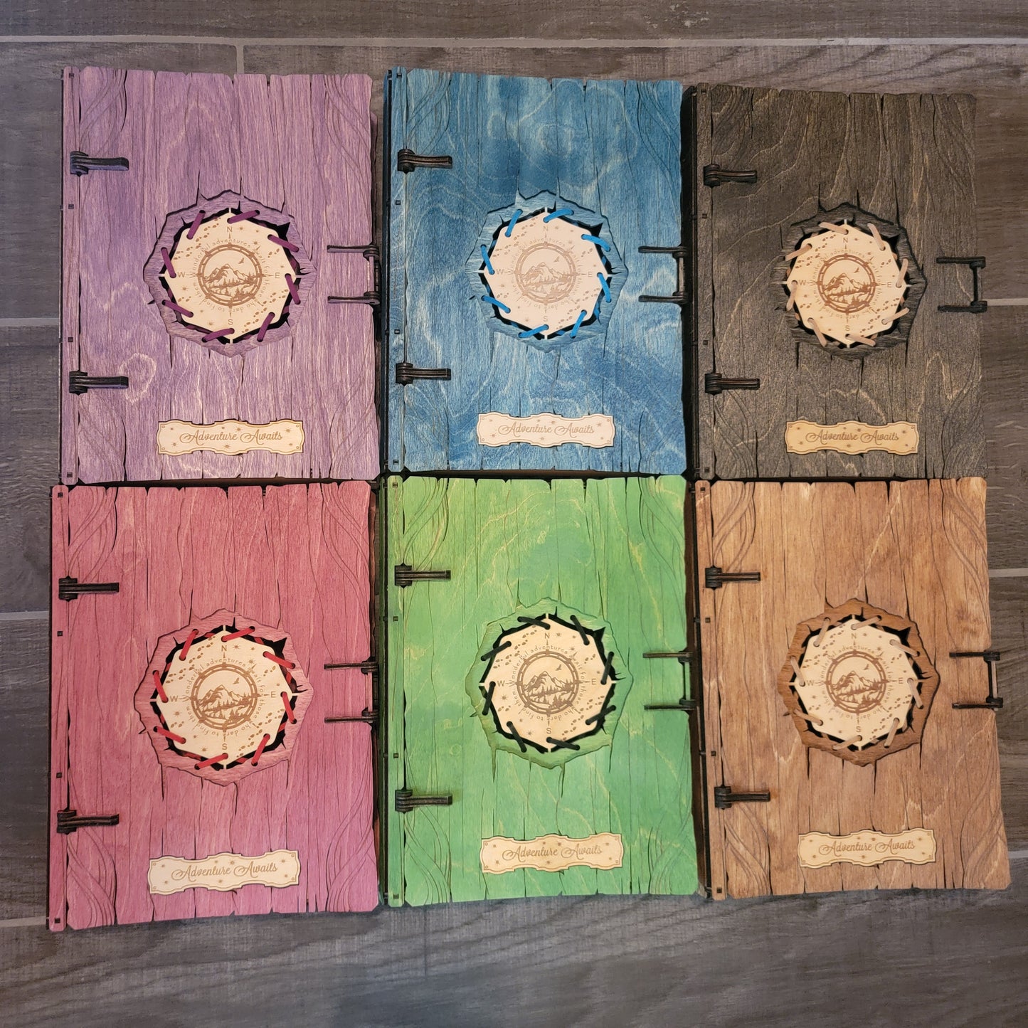 Adventure Awaits Laser-Cut Wooden Trinket Box