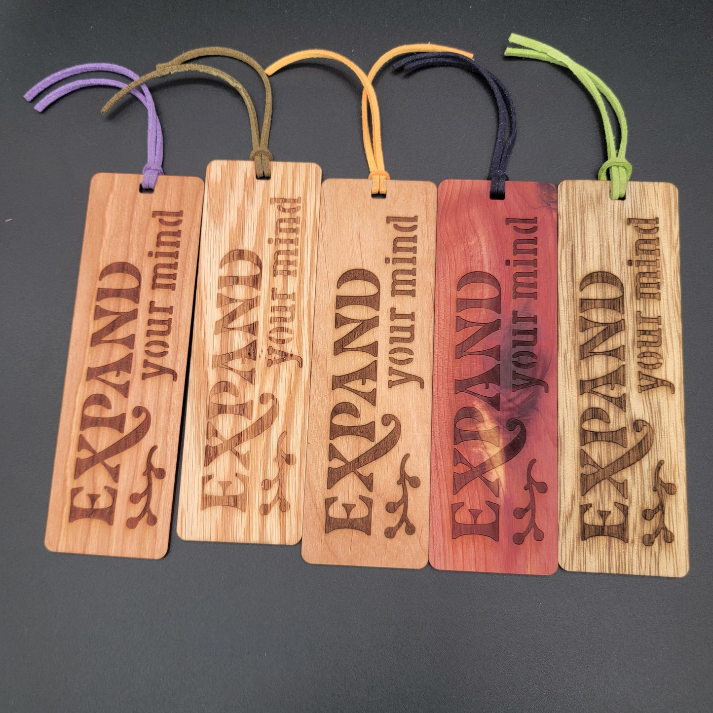 Book-aholic - Wood Bookmarks