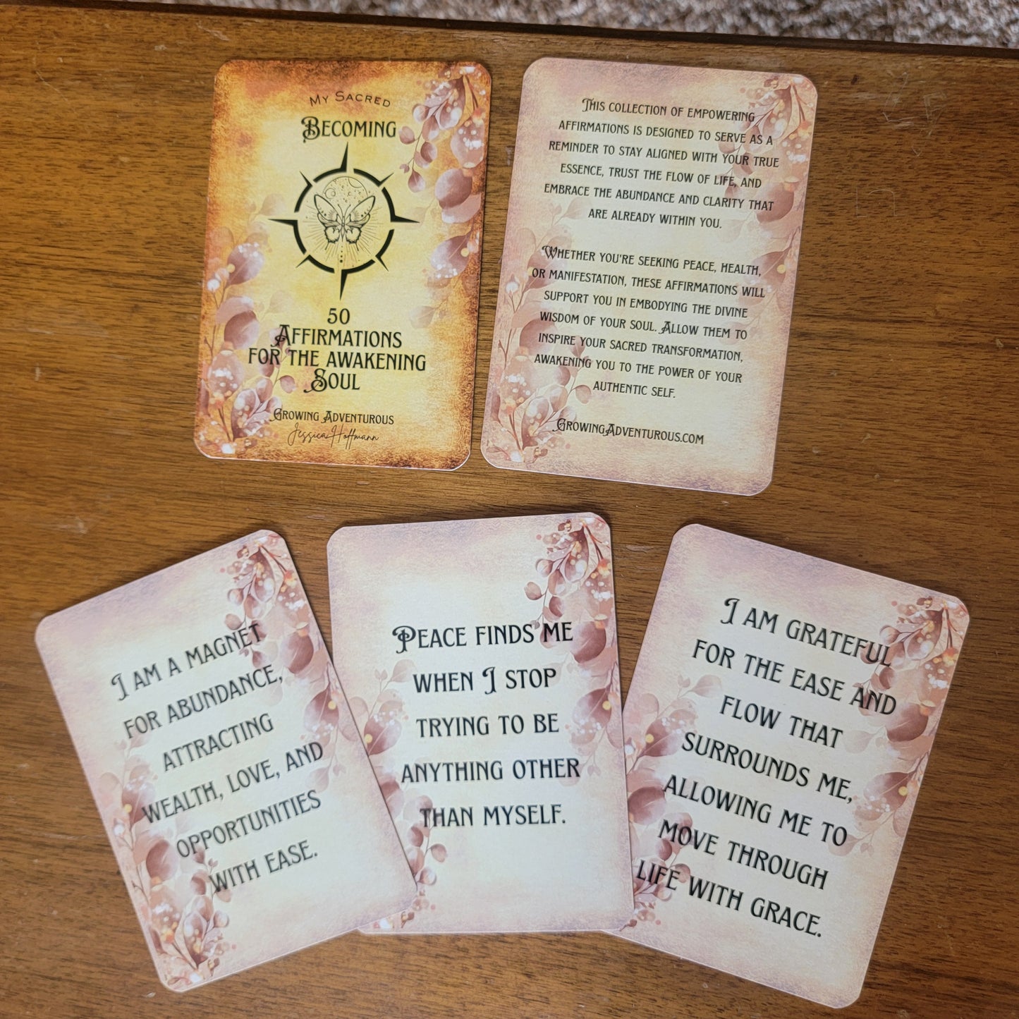 My Sacred Becoming Affirmation Cards