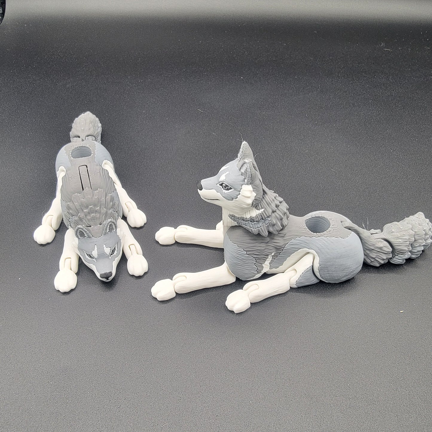 Articulated Wolf – Wiggle Critter or Straw Buddy