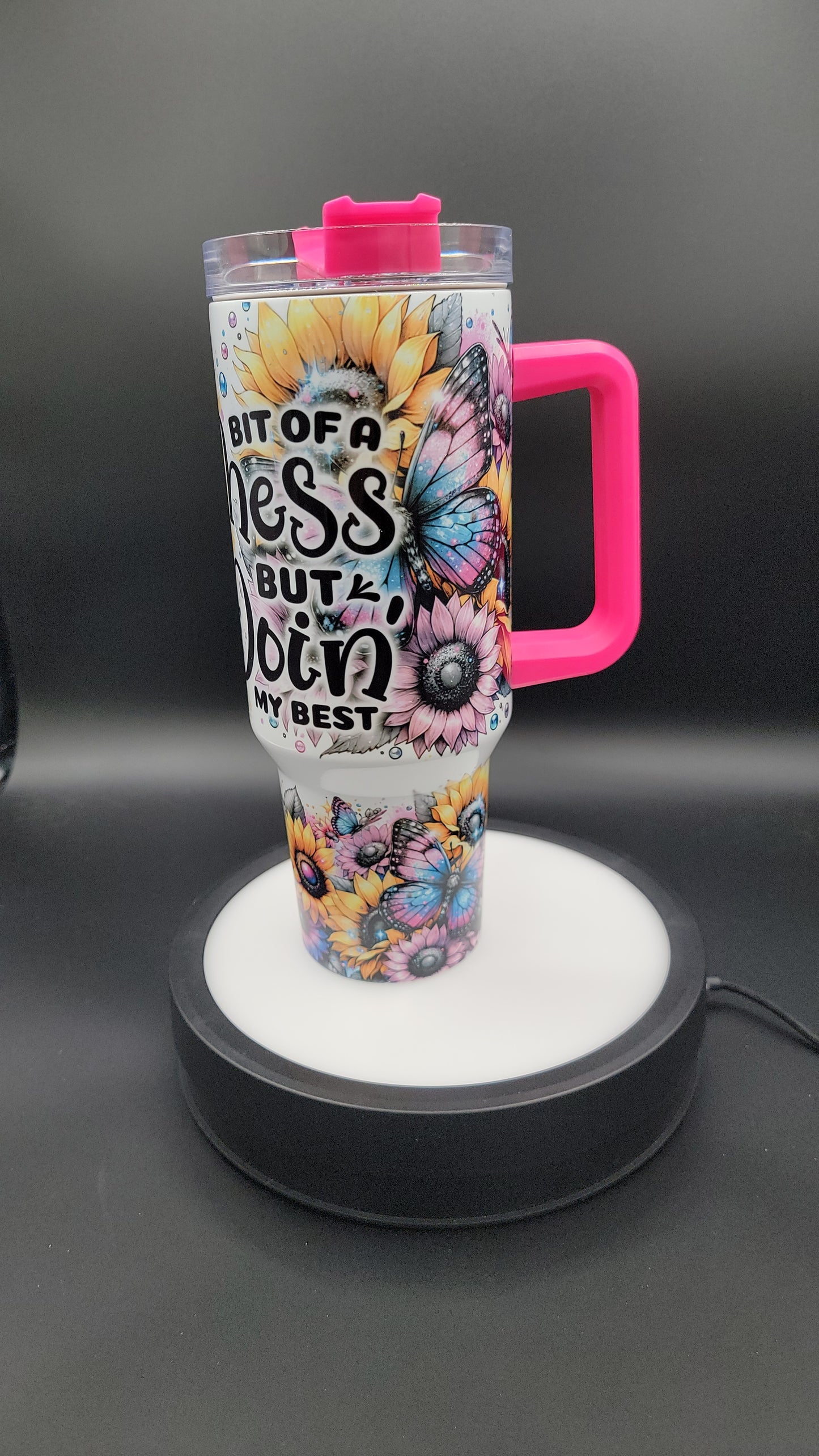 40 oz Tumbler Baby Highland Cow