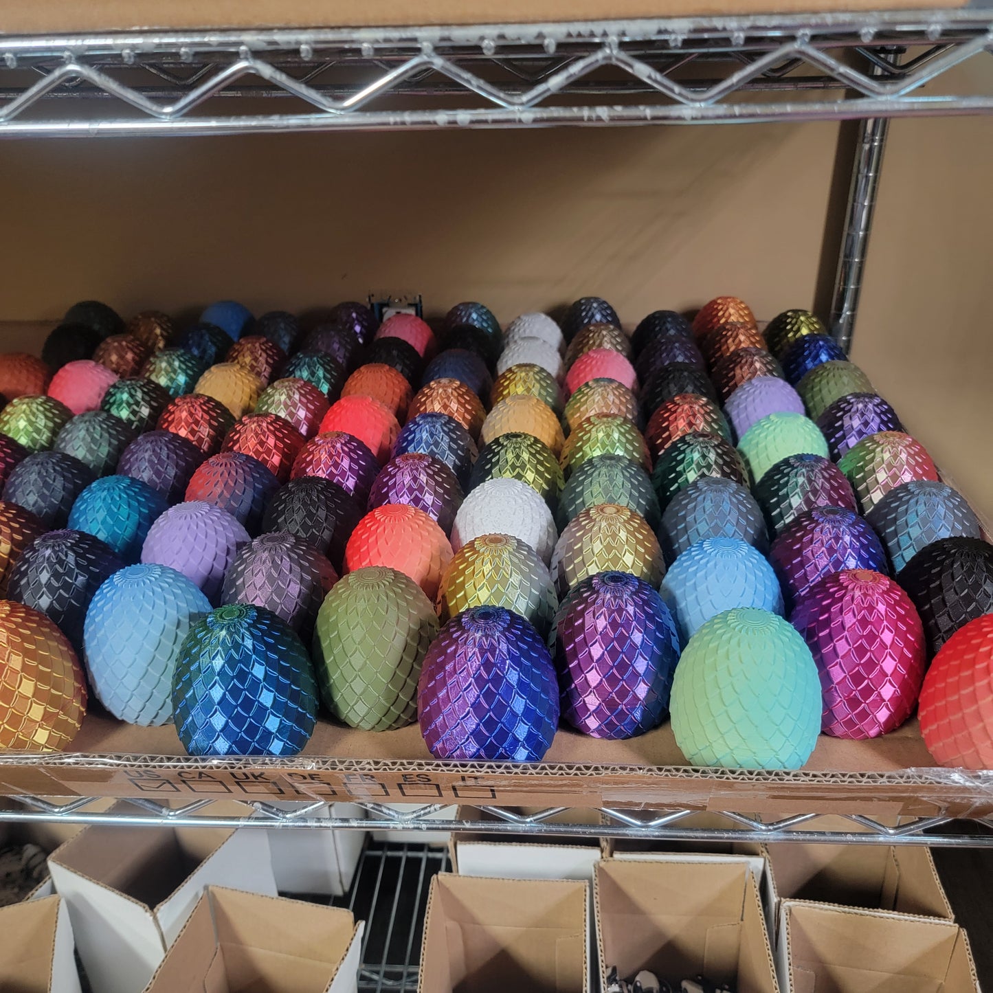 Small Crystal Dragon with Egg