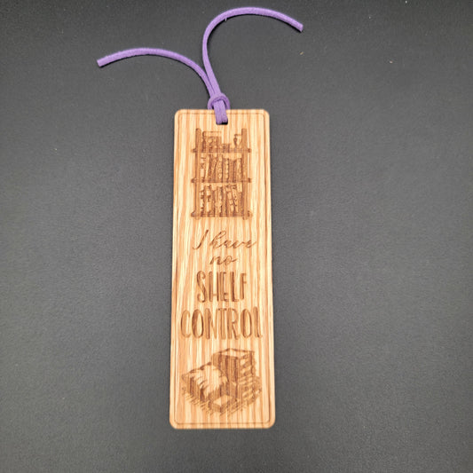 I have no SHELF control - Wood Bookmarks