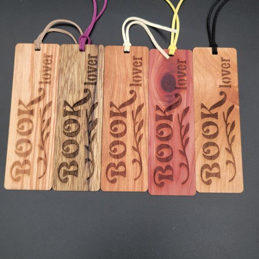 Book Lover - Wood Bookmarks