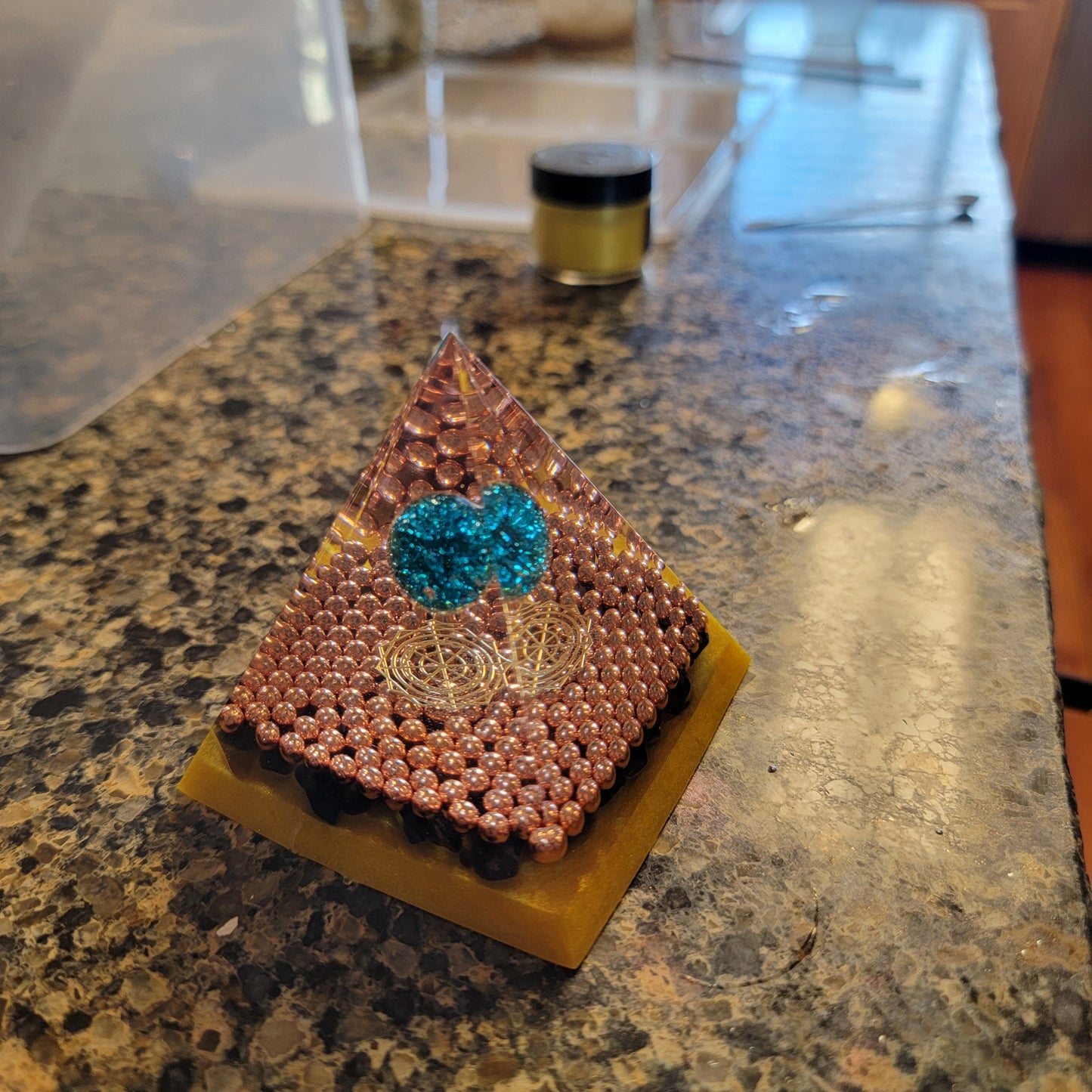 Resin Orgonite Pyramids