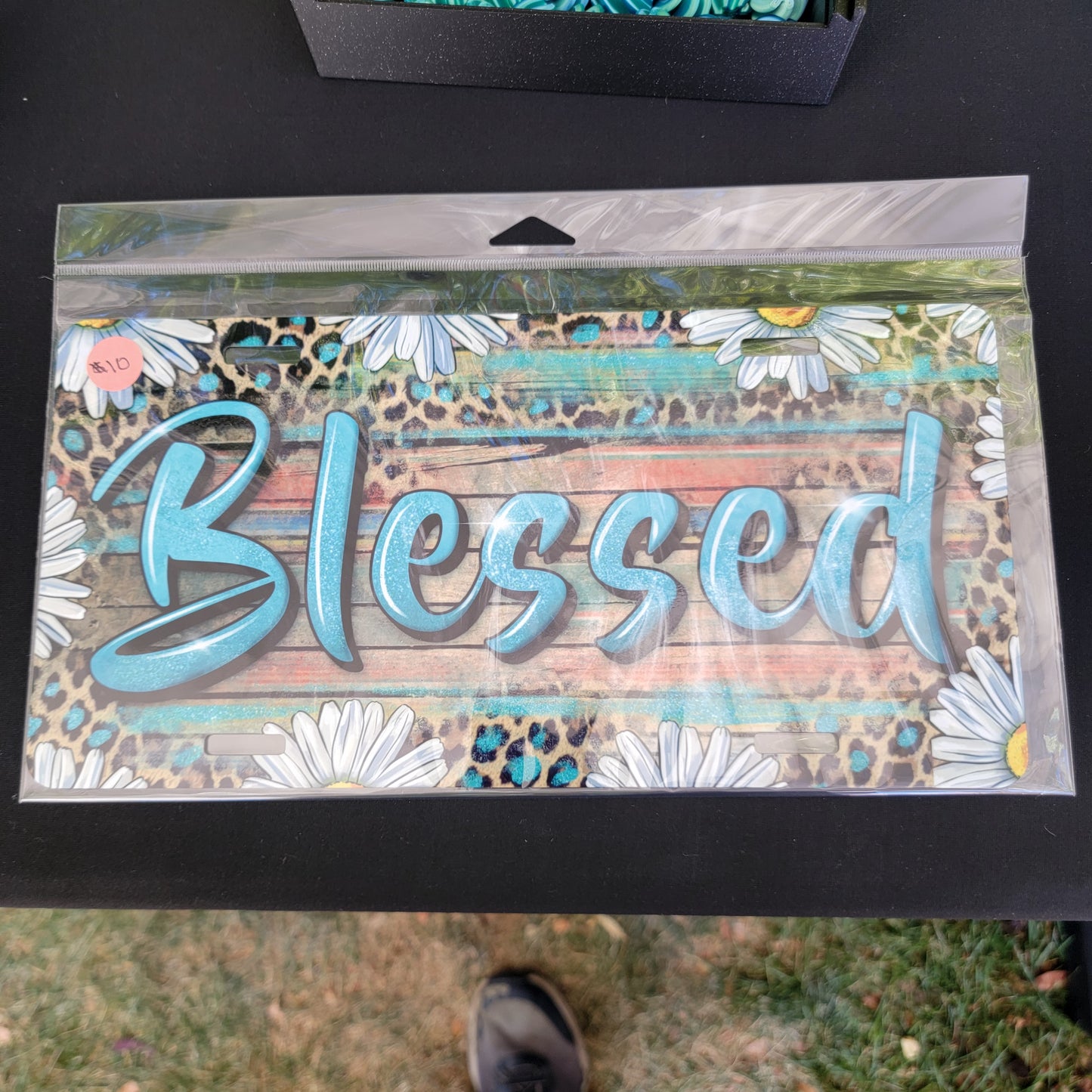 Sublimated Metal License Plate Art