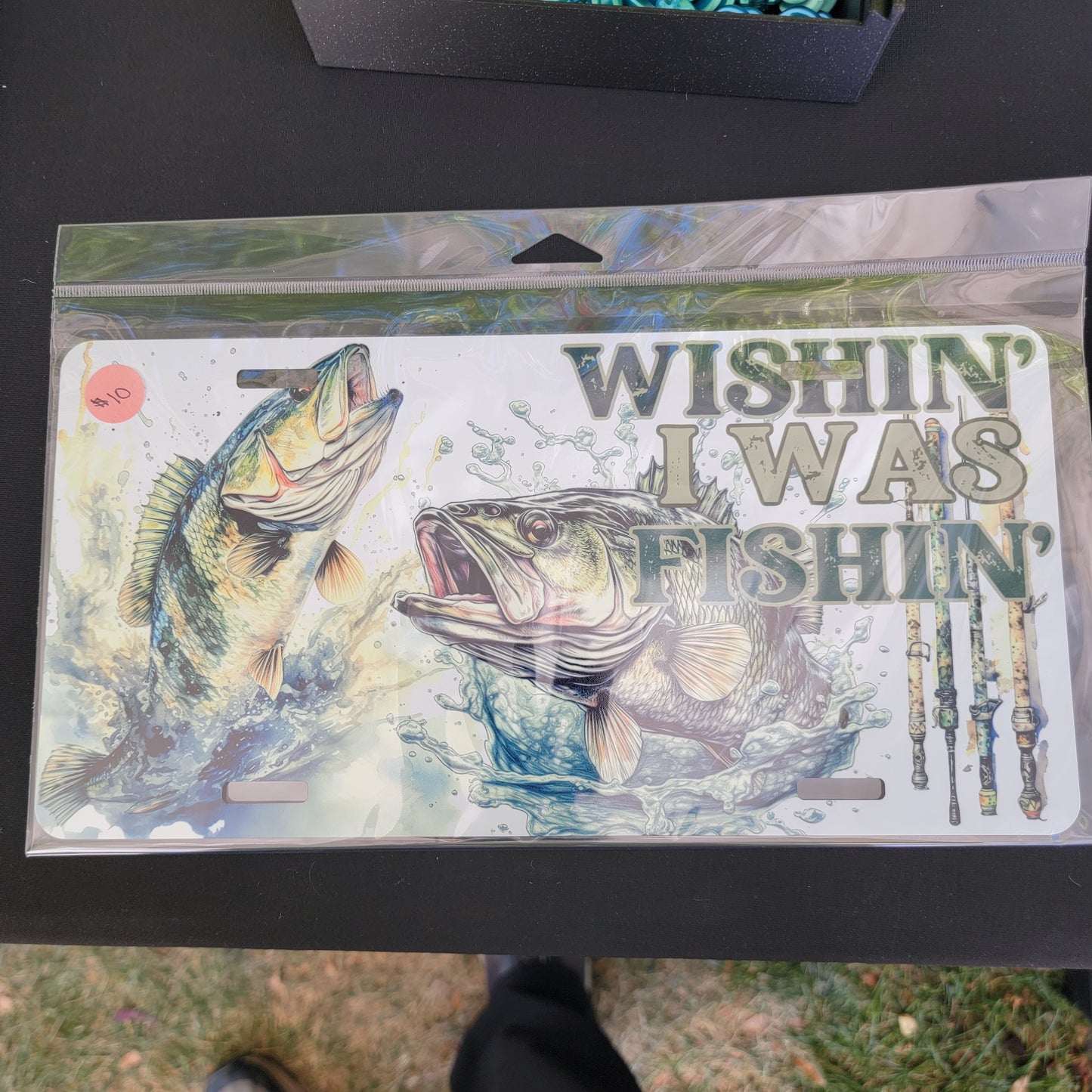 Sublimated Metal License Plate Art