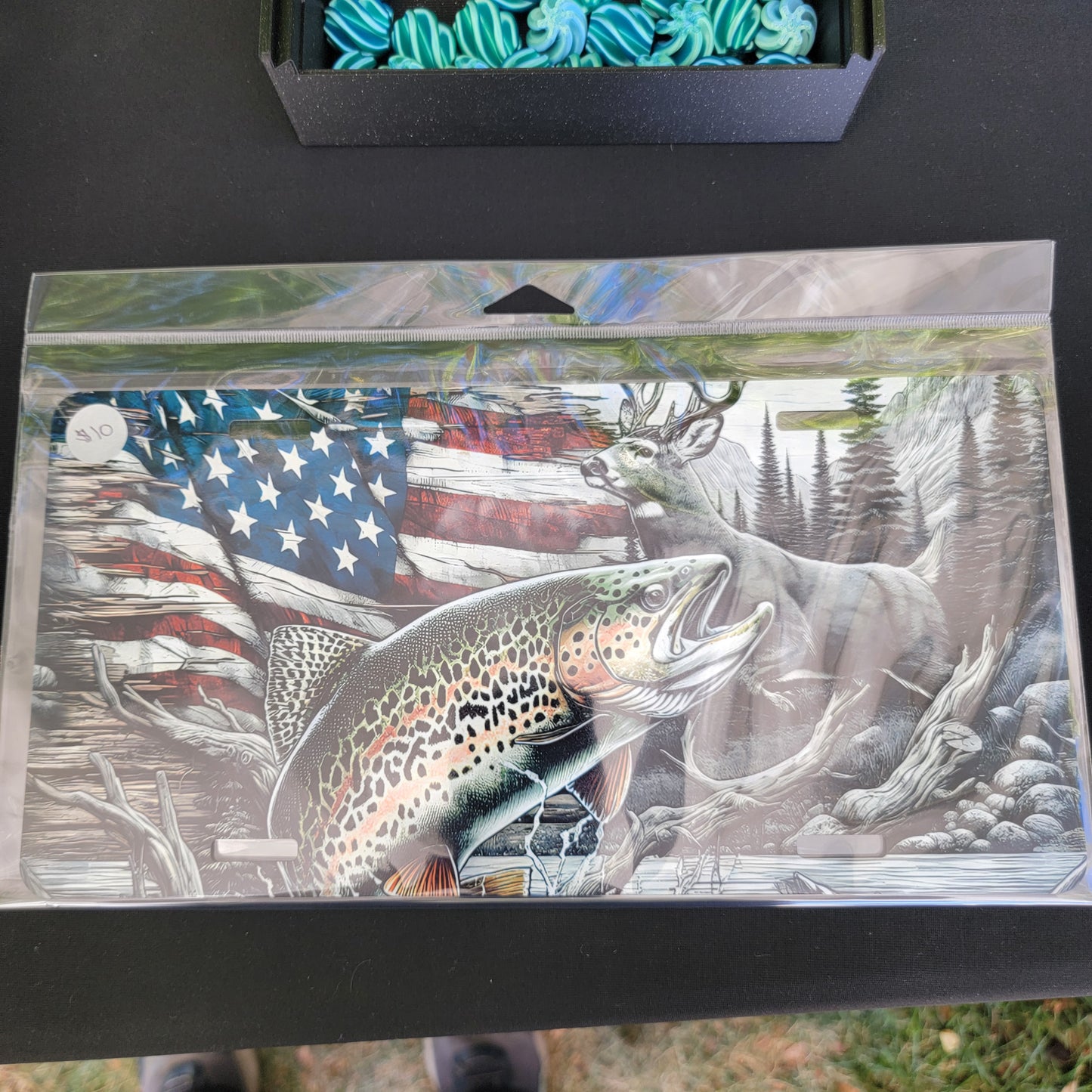 Sublimated Metal License Plate Art