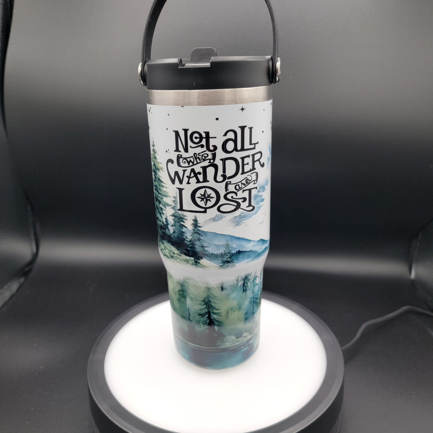 40oz Tumbler Not All Who Wonder are Lost