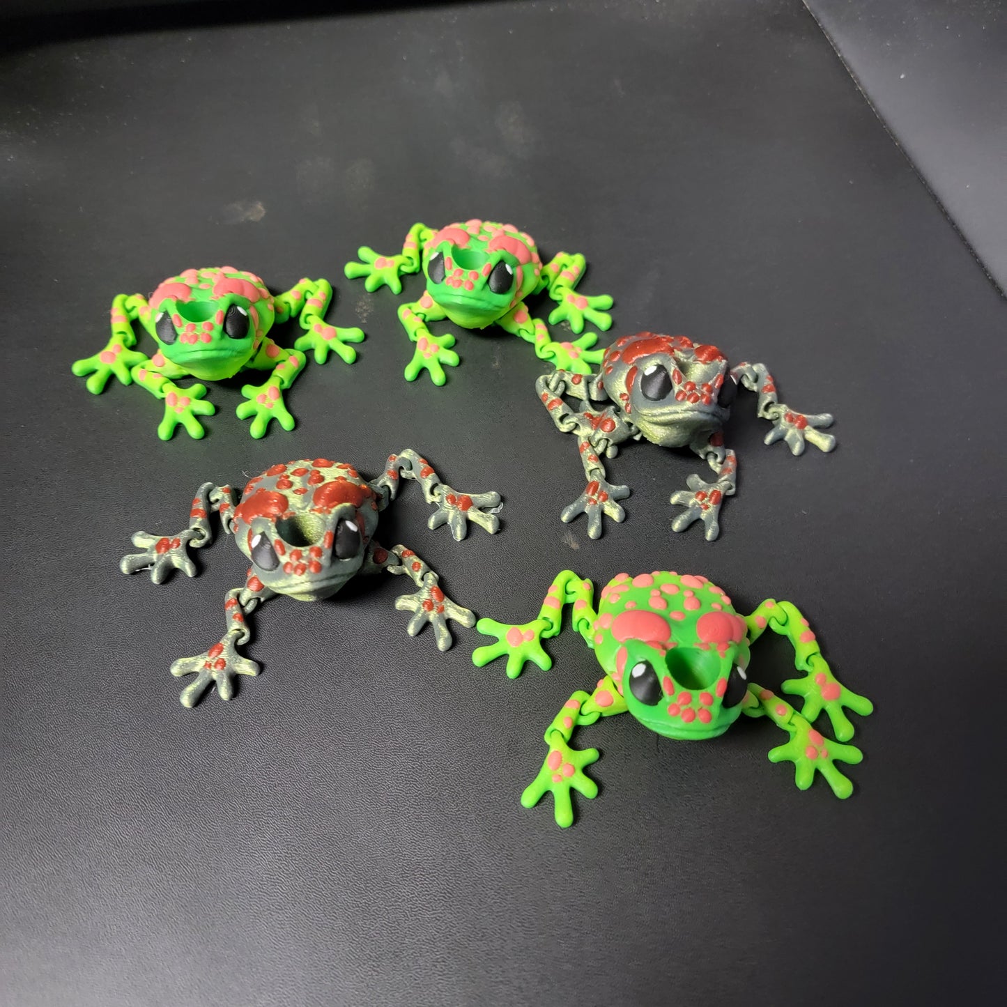 Articulated Frog - Wiggle Critter or Straw Buddy