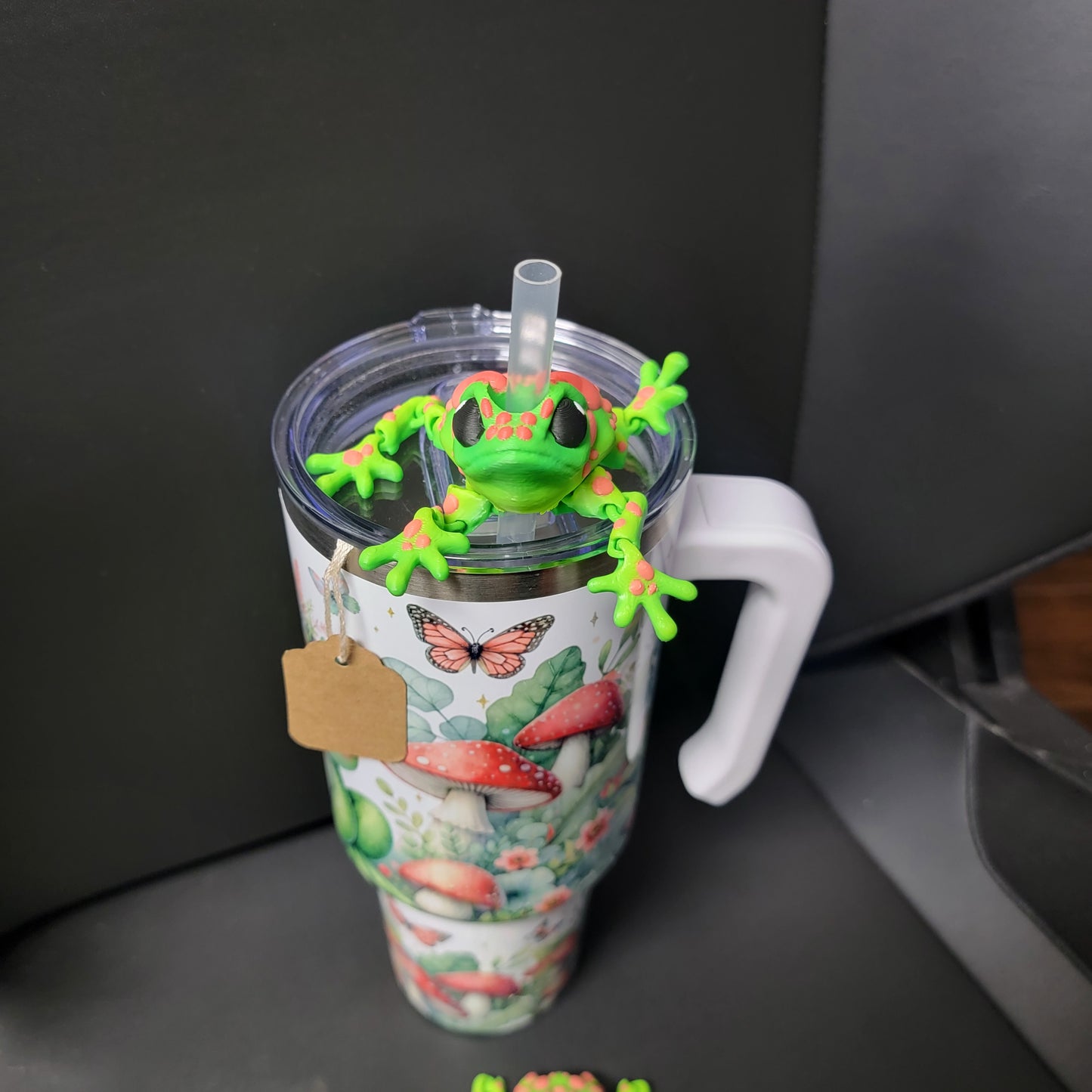 Articulated Frog - Wiggle Critter or Straw Buddy