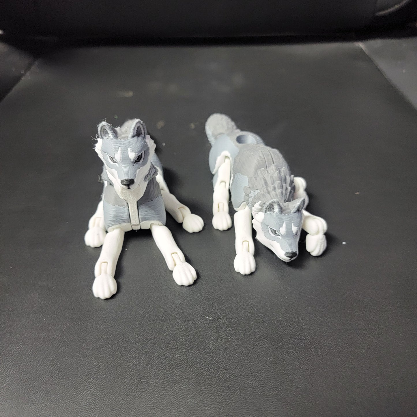 Articulated Wolf – Wiggle Critter or Straw Buddy