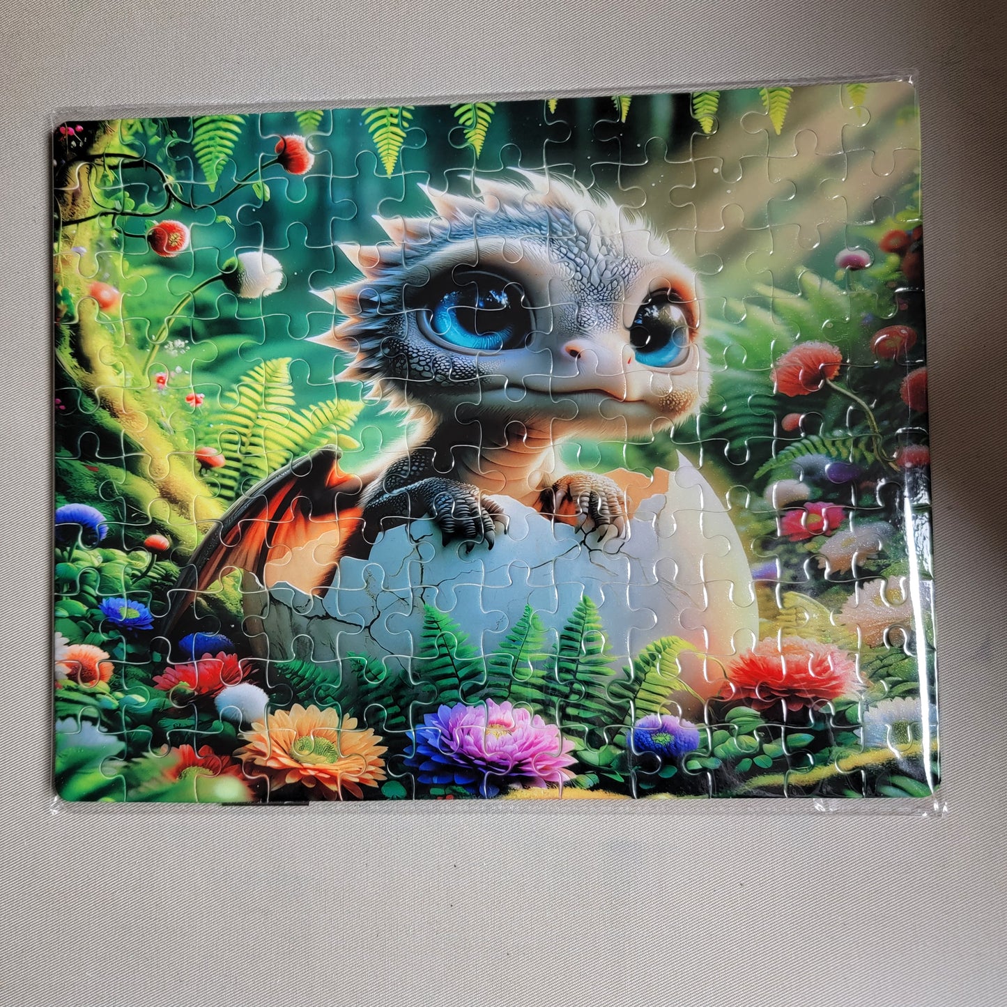 Enchanted Forest Dragon Hatching - 120 Piece Sublimated Puzzle