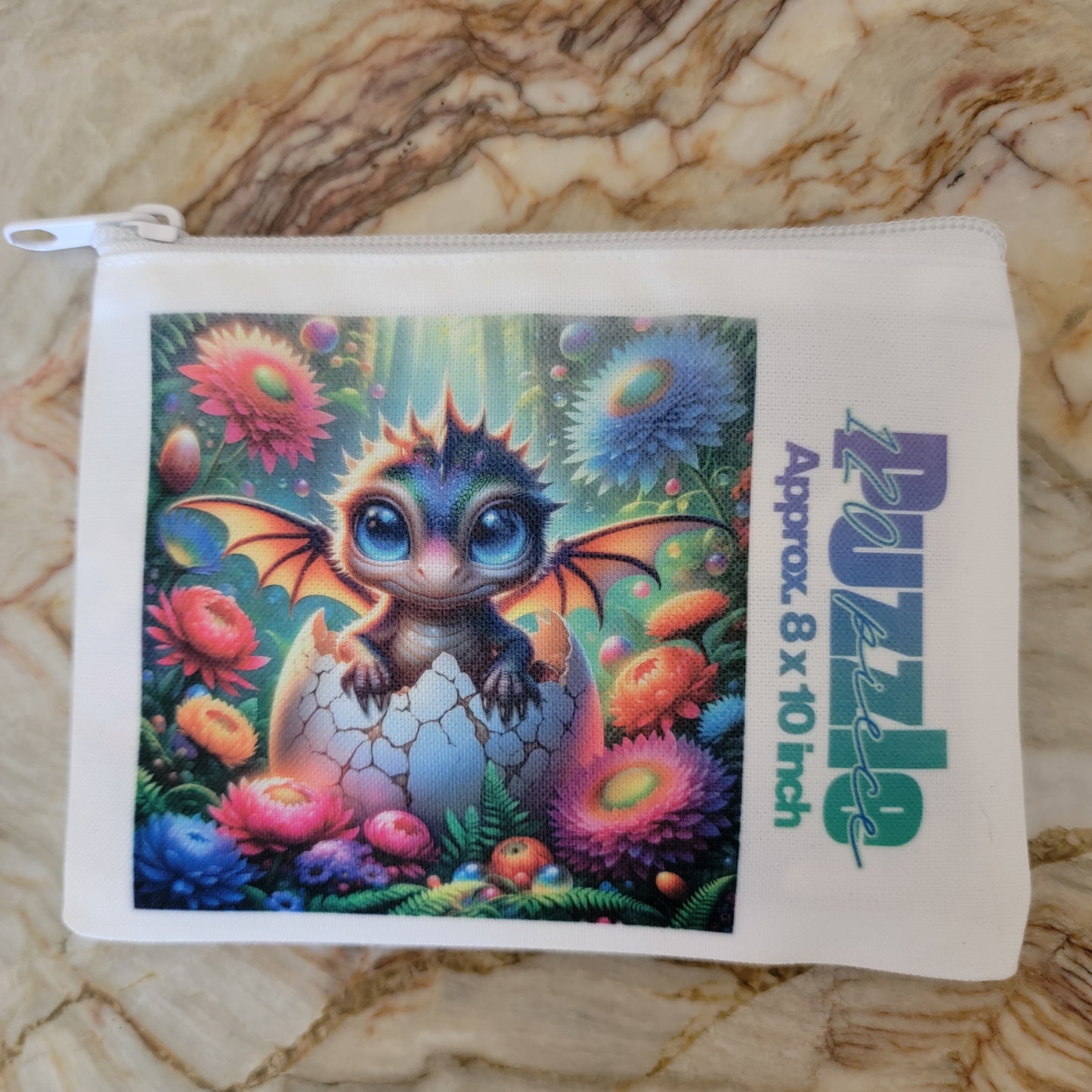 Baby Dragon in a Mystical Forest 120-Piece Sublimated Puzzle