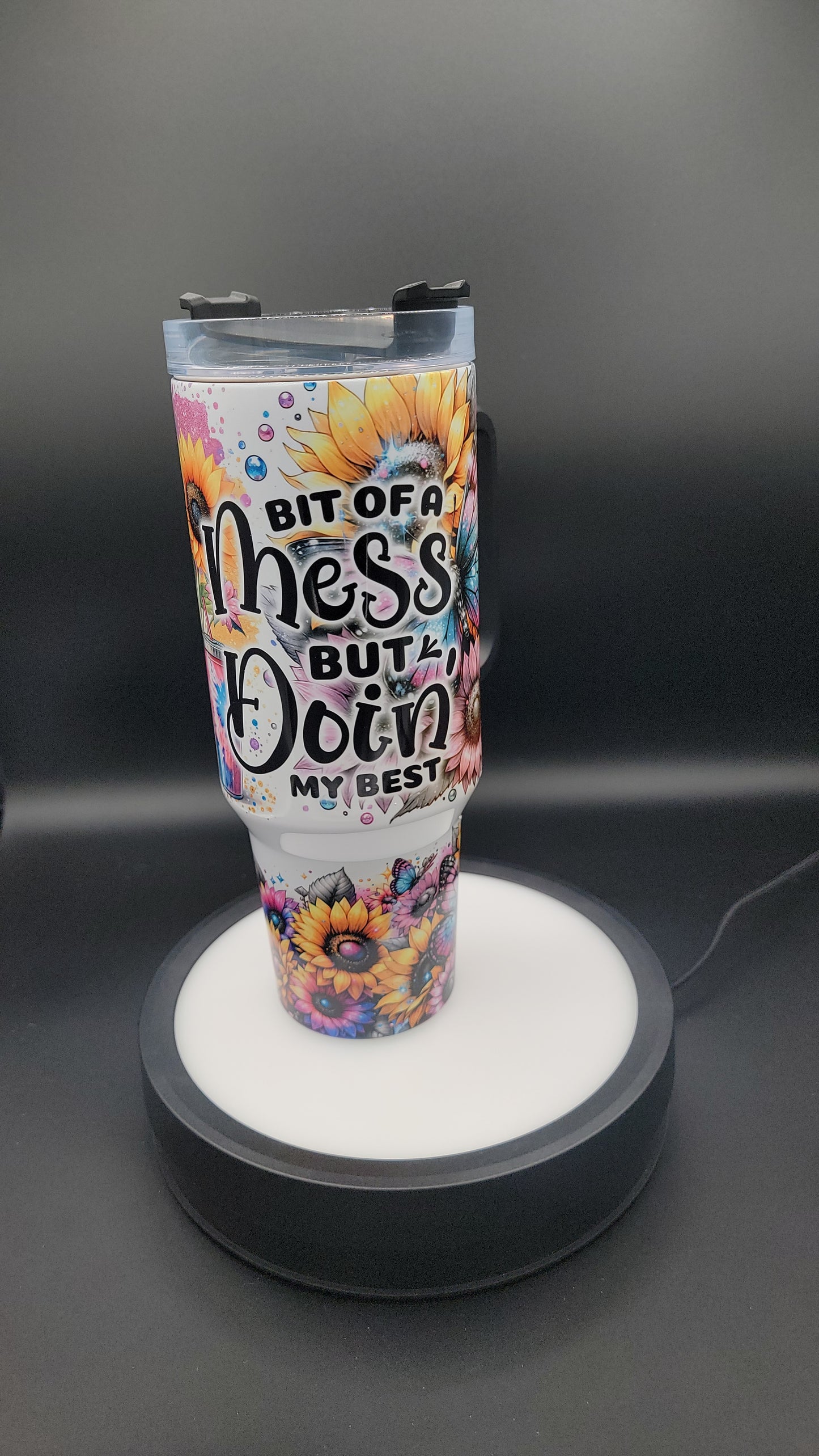 40 oz Tumbler Baby Highland Cow