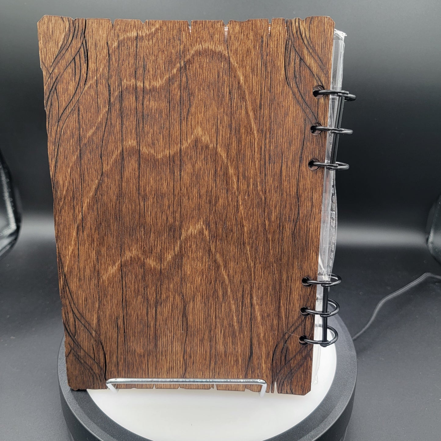 Adventure Awaits - Wood Journal