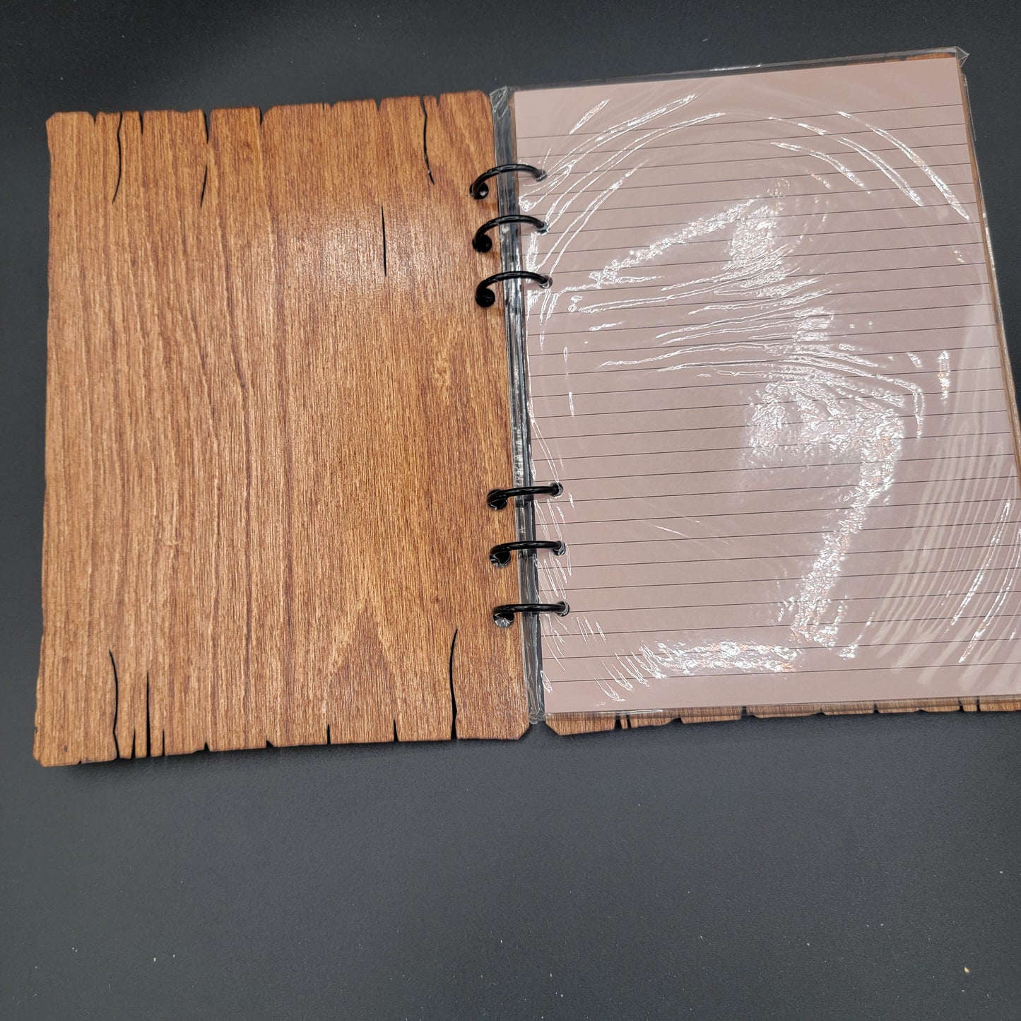 Adventure Awaits - Wood Journal