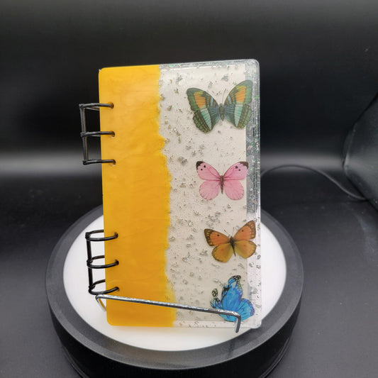 Resin Notebook - Yellow