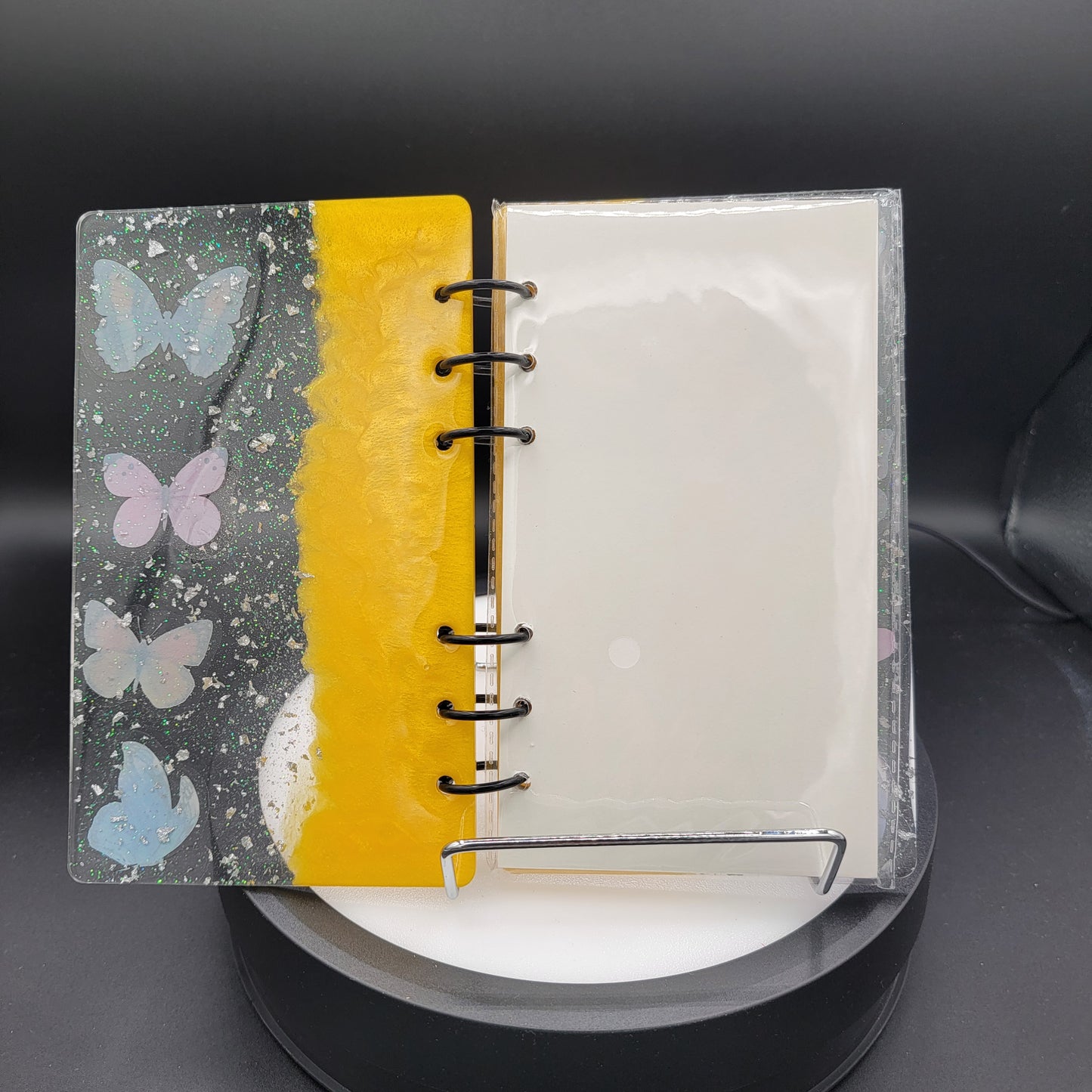 Resin Notebook - Yellow