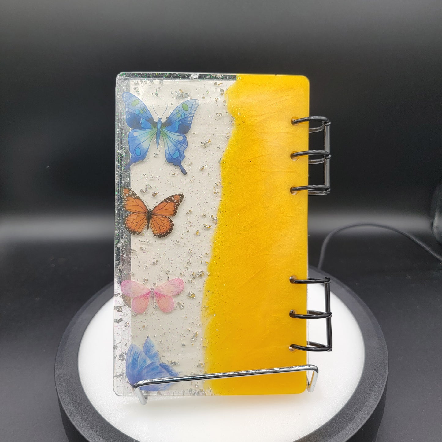 Resin Notebook - Yellow