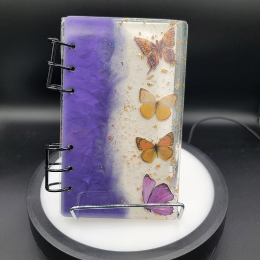 Resin Notebook - Purple