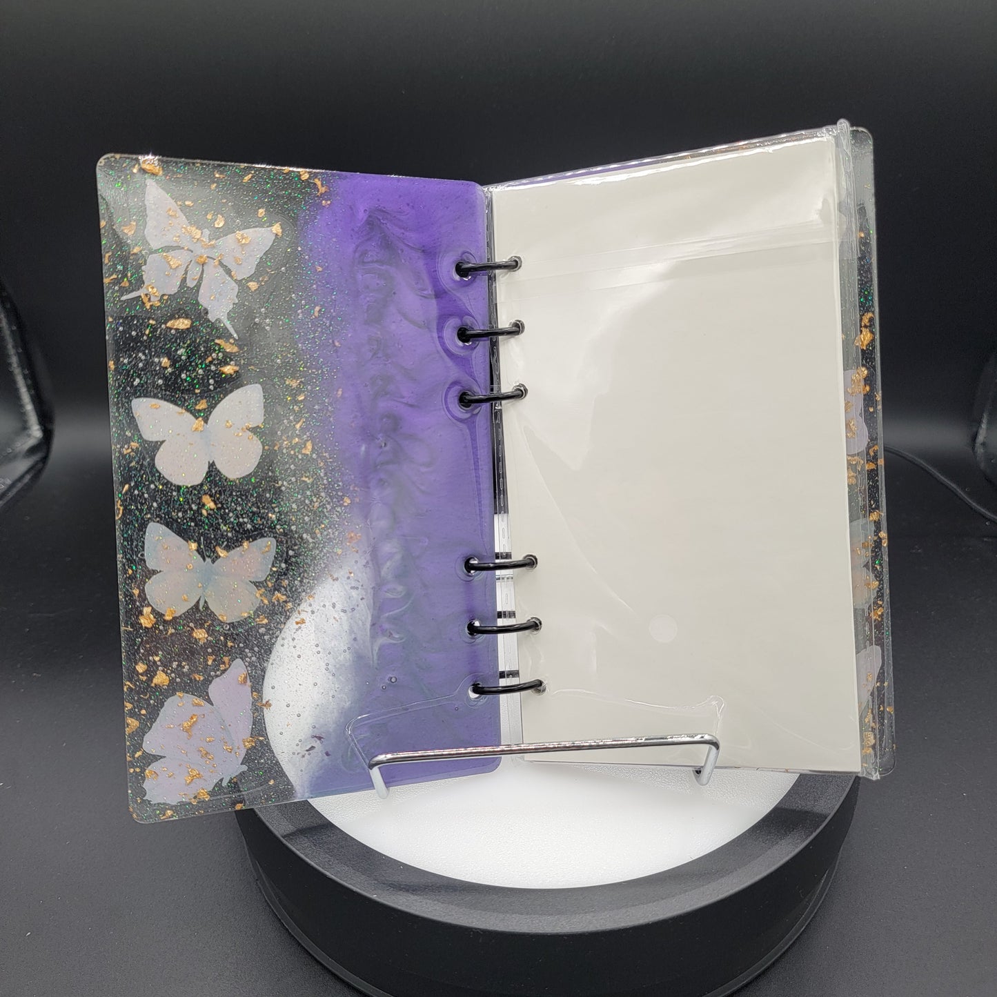 Resin Notebook - Purple