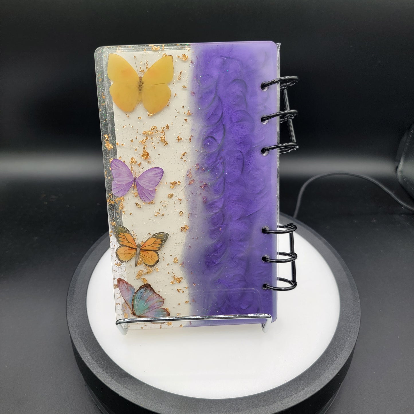 Resin Notebook - Purple