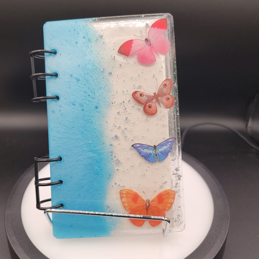 Resin Notebook - Baby Blue
