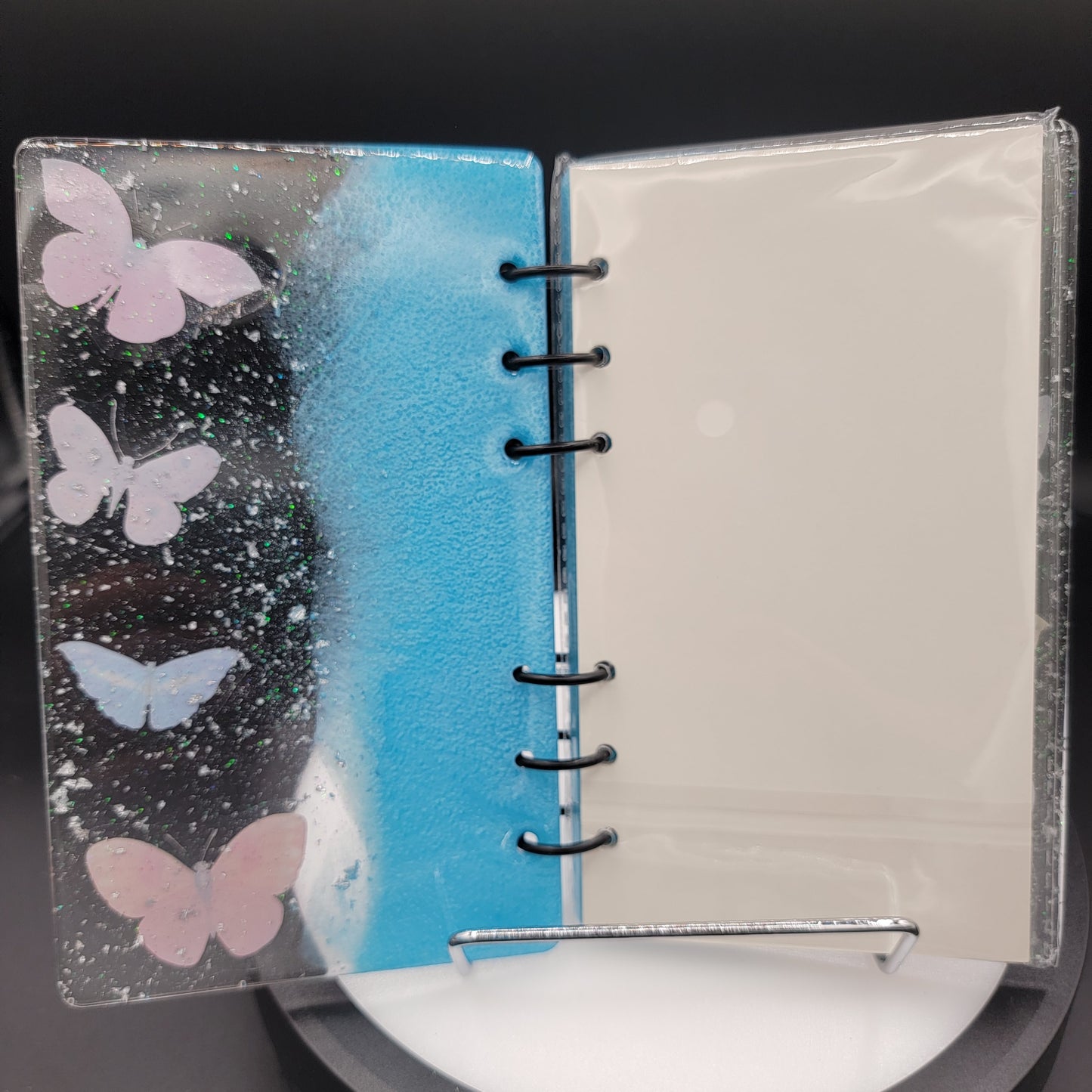 Resin Notebook - Baby Blue