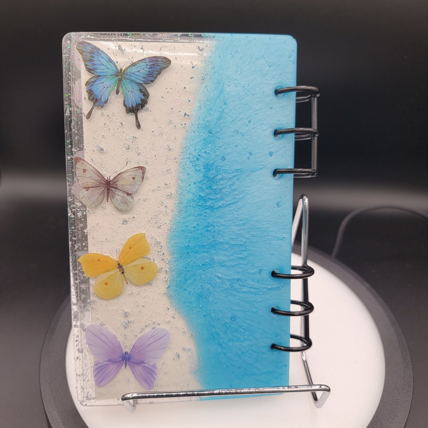 Resin Notebook - Baby Blue