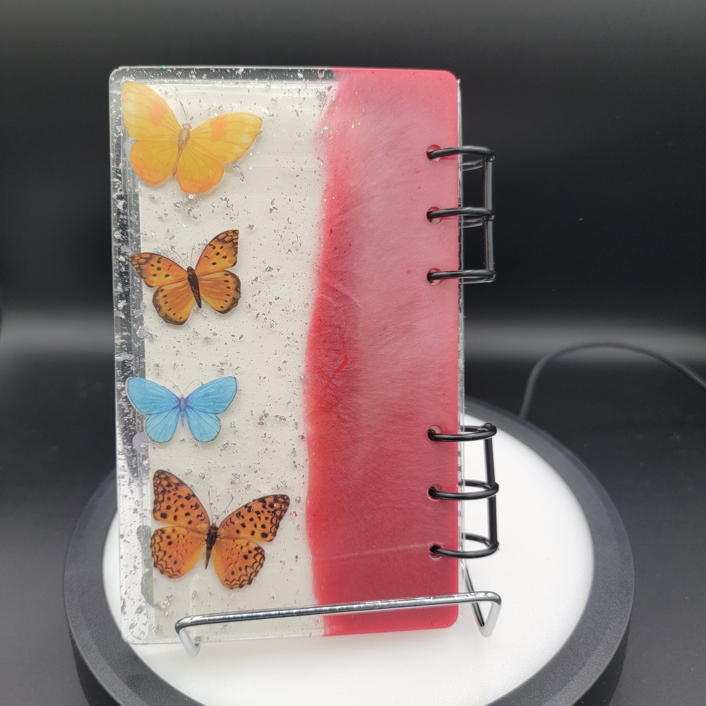 Resin Notebook - Red