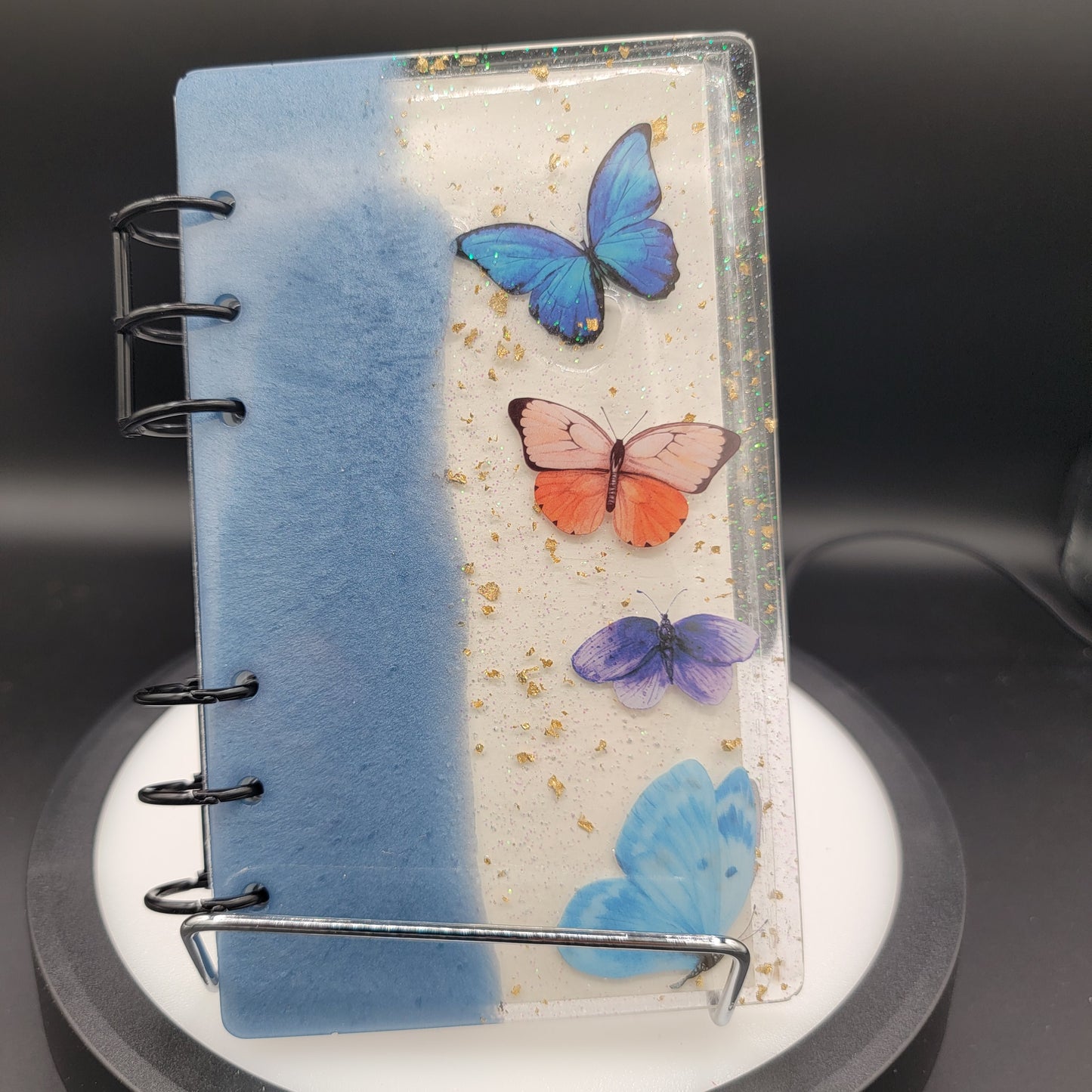 Resin Notebook - Deep Blue