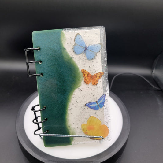 Resin Notebook - Forest Green