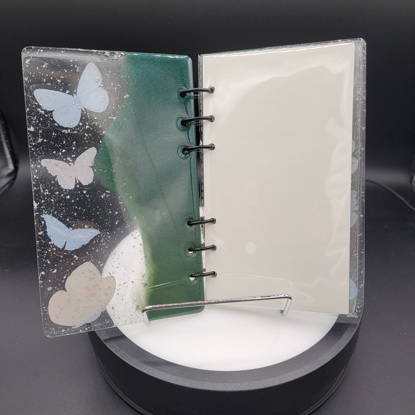 Resin Notebook - Forest Green