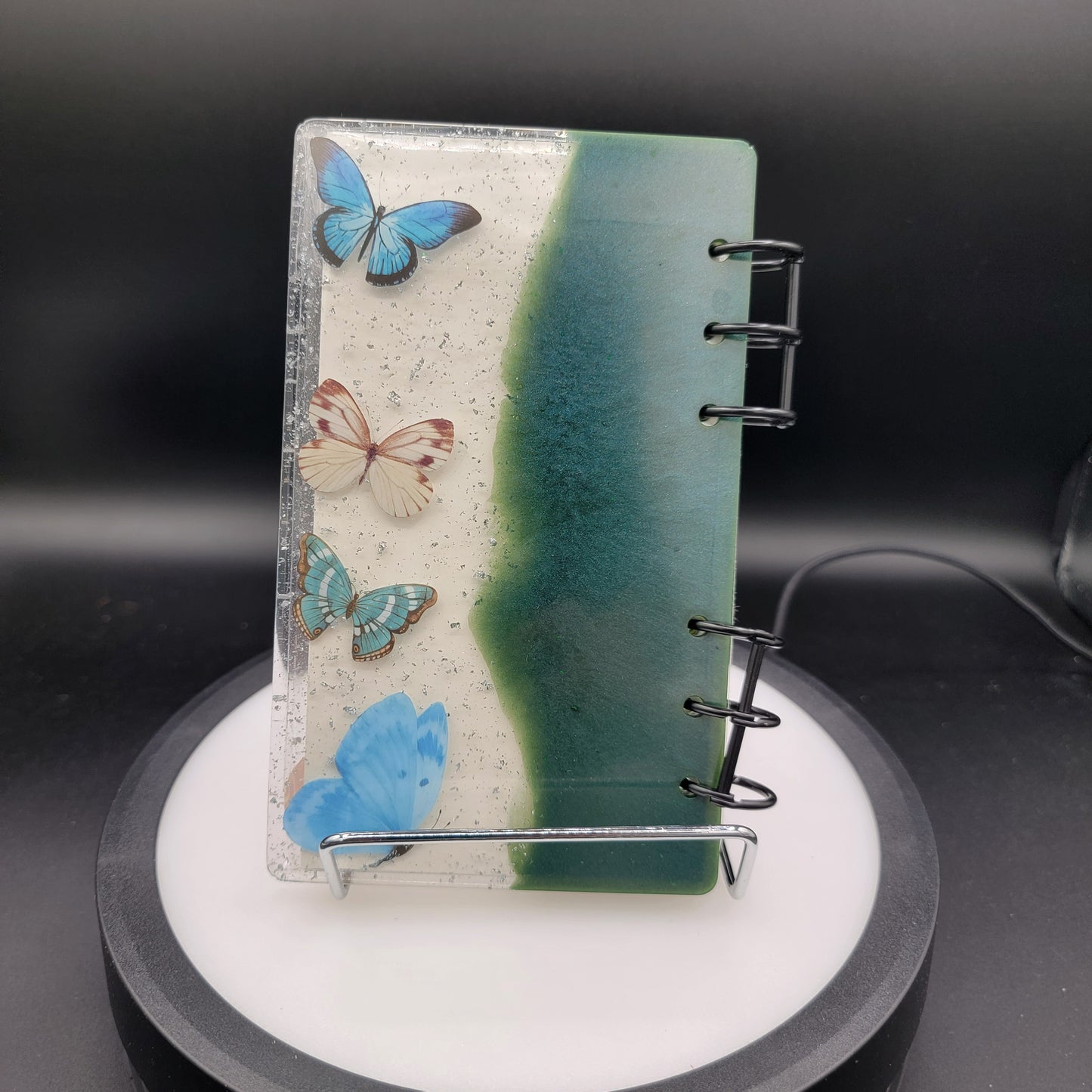 Resin Notebook - Forest Green