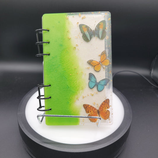Resin Notebook - Green Grass