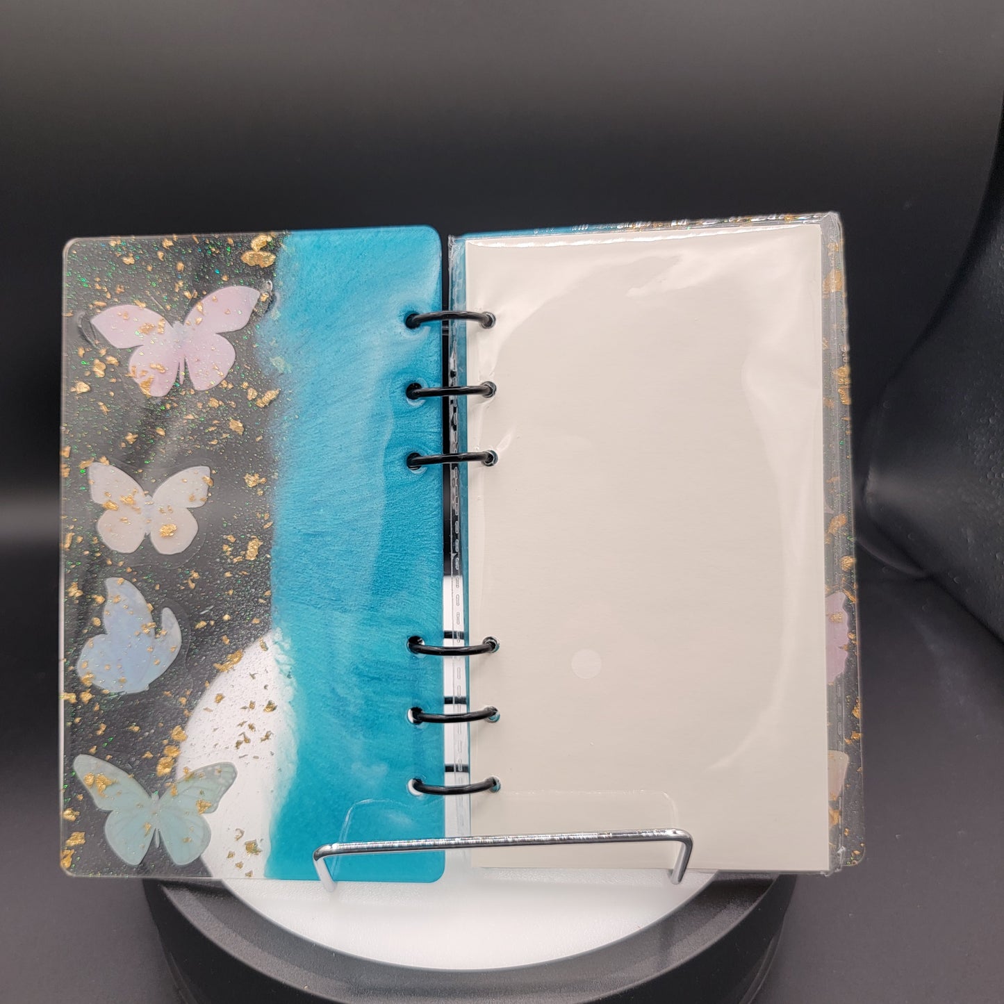 Resin Notebook - California Sky Blue