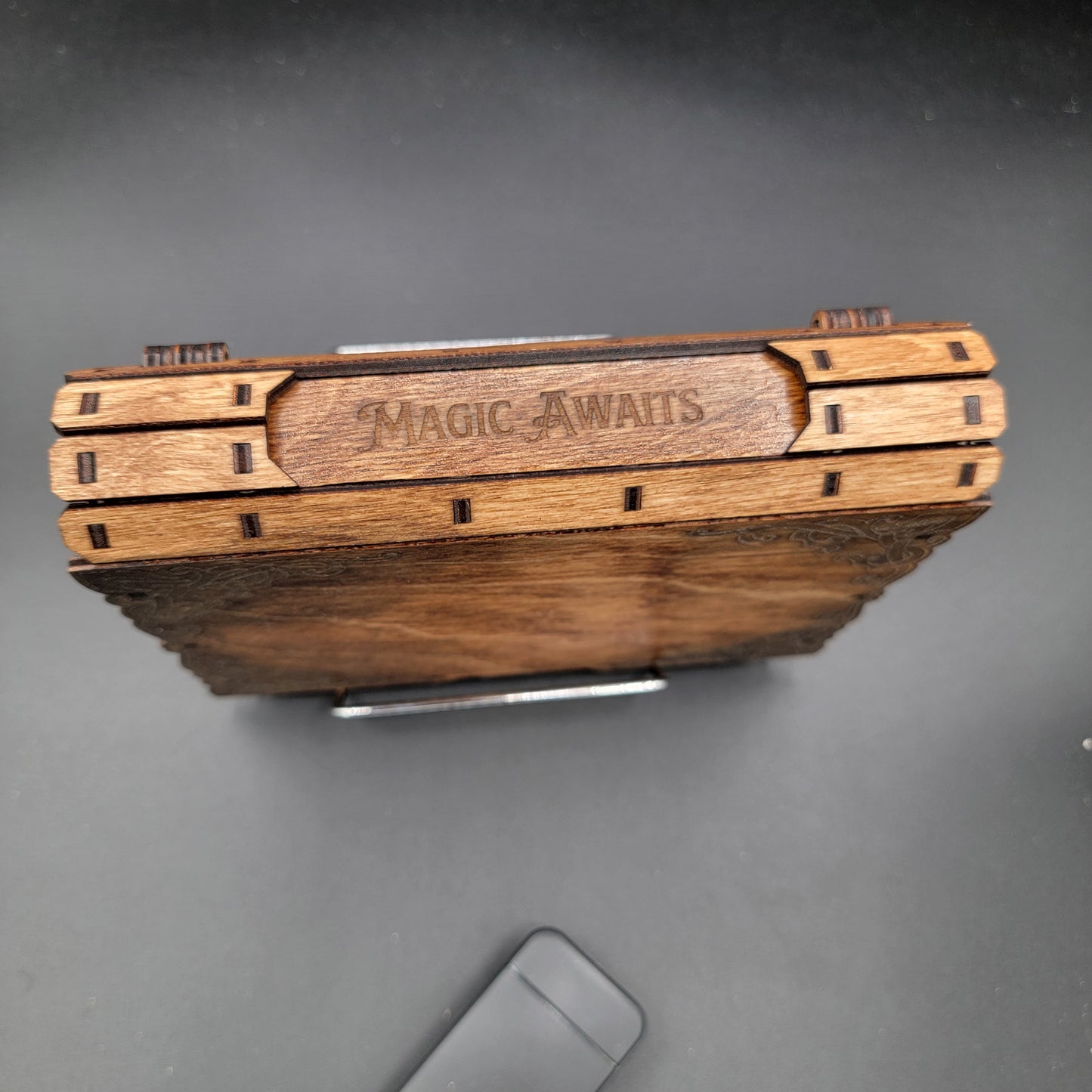 Magic Awaits Celtic Wood Keepsake Box
