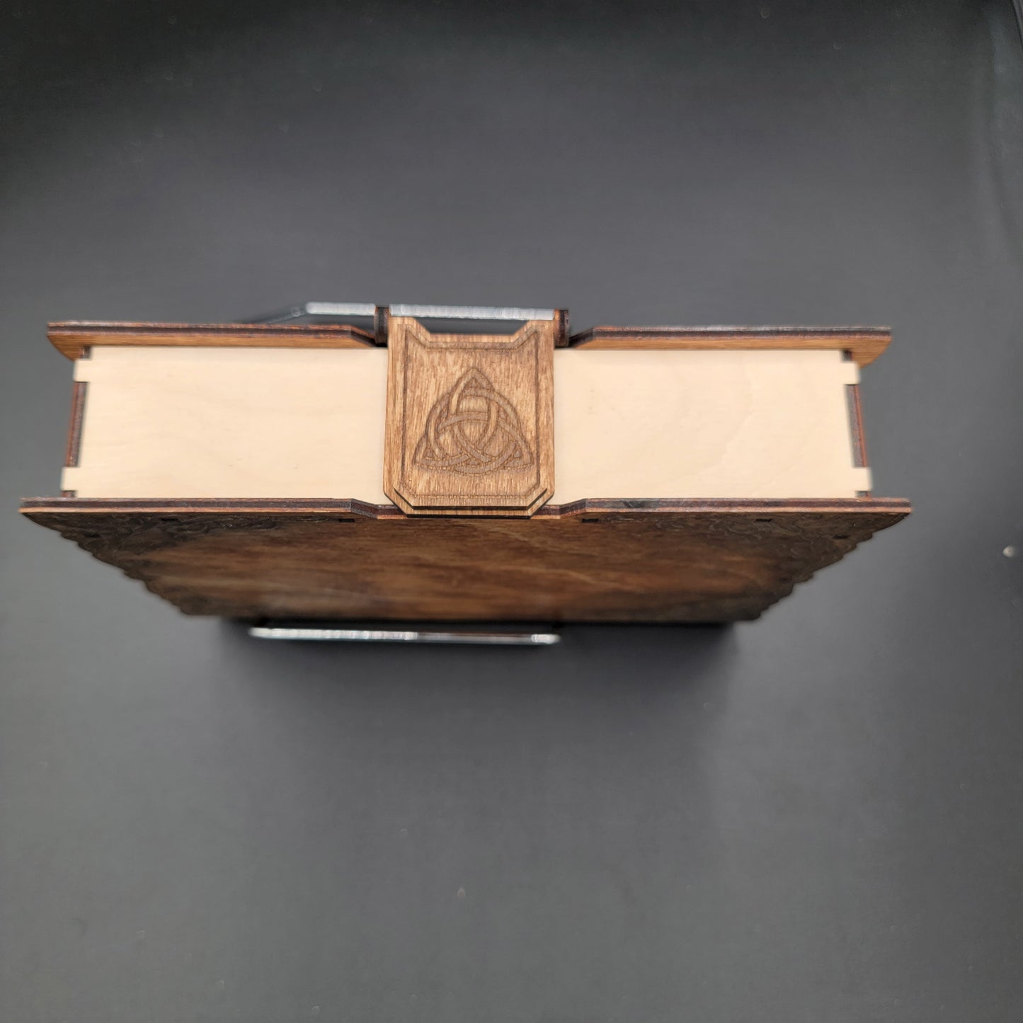 Magic Awaits Celtic Wood Keepsake Box