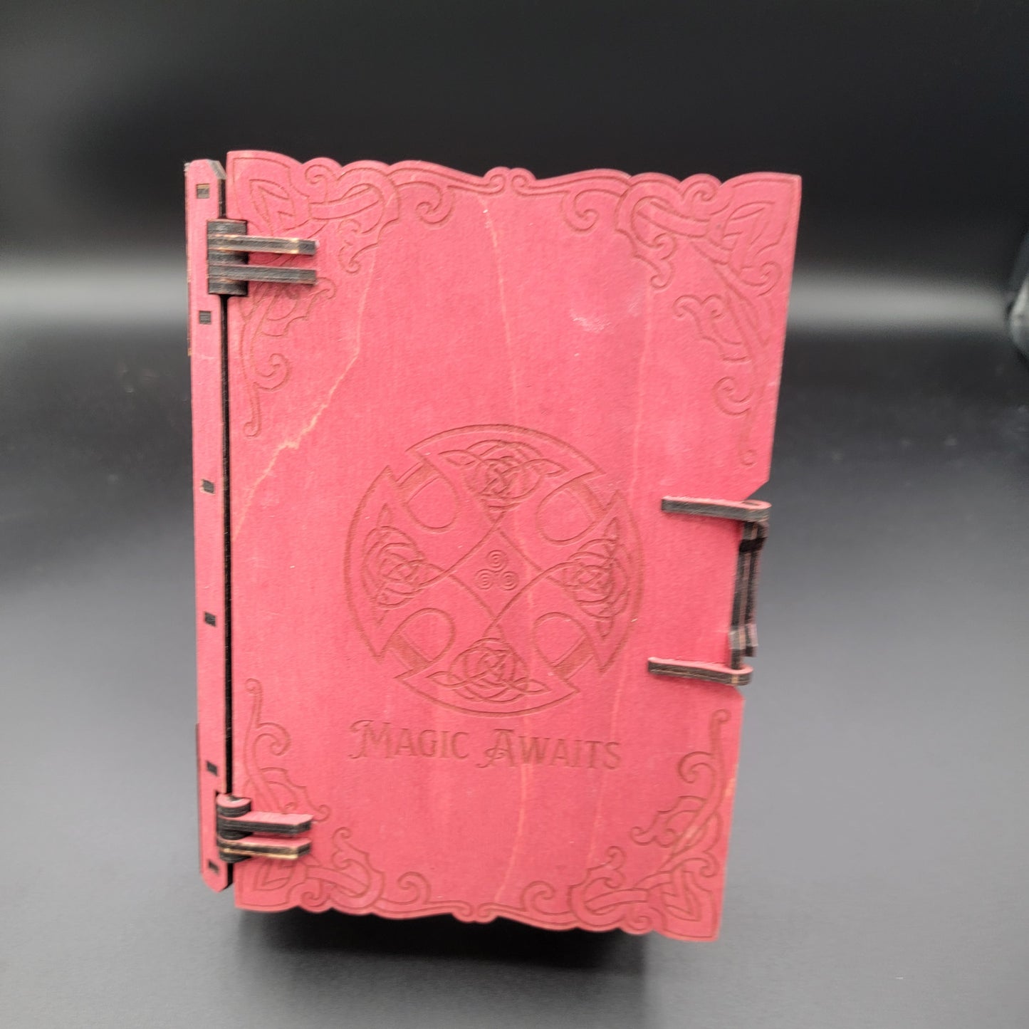 Magic Awaits Celtic Wood Keepsake Box