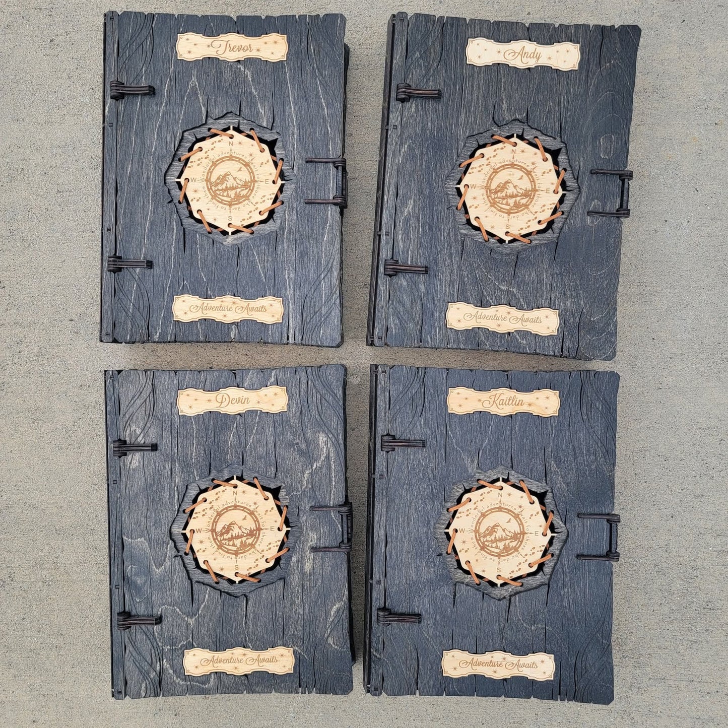 Adventure Awaits Laser-Cut Wooden Keepsake Box