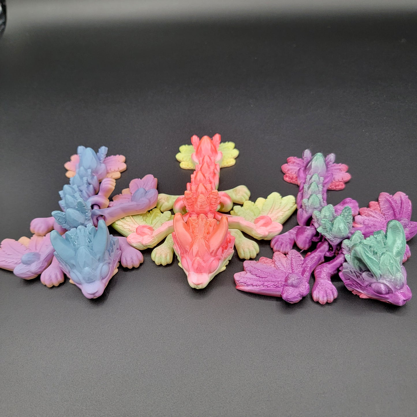 Winged Dragon with Crystal Tail