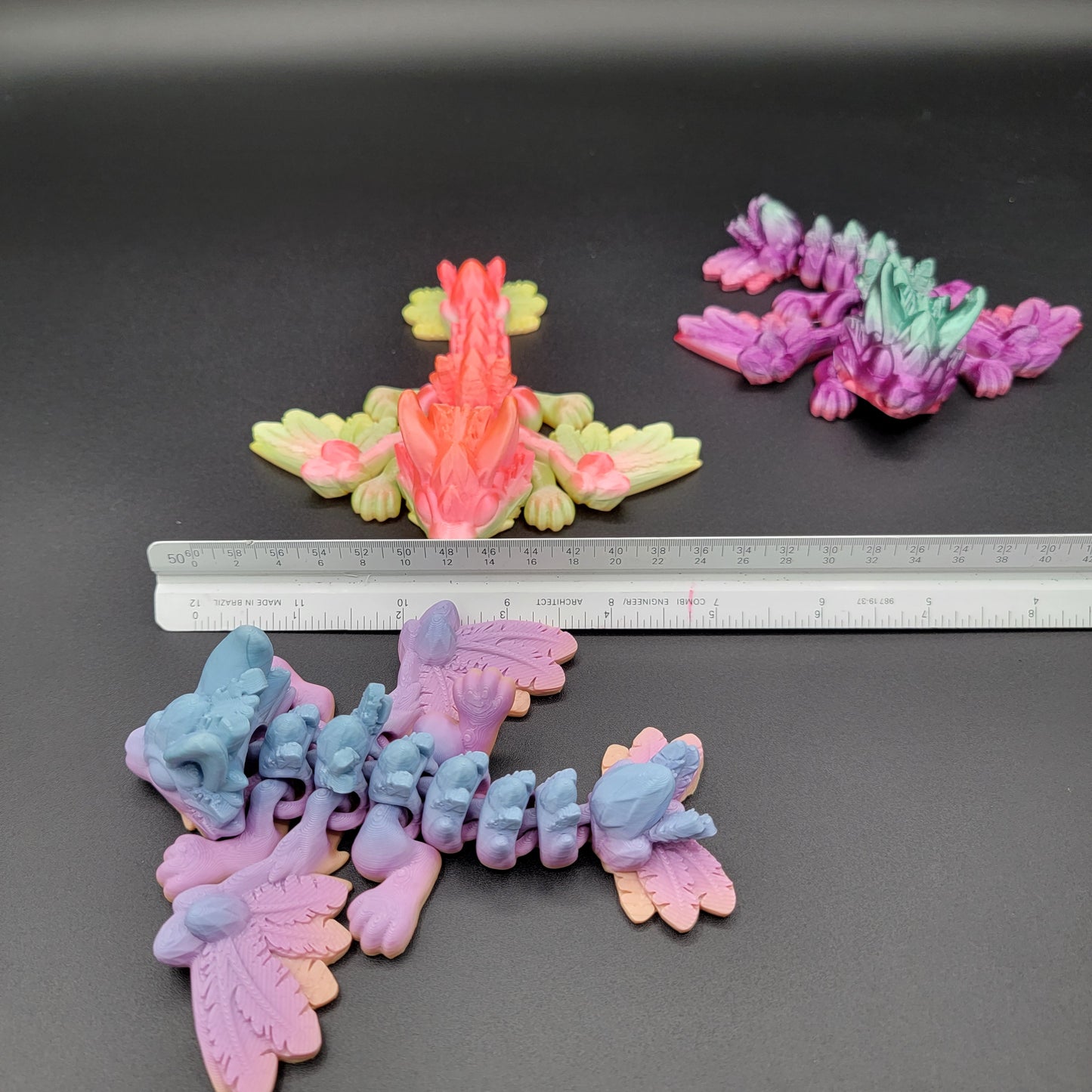 Winged Dragon with Crystal Tail