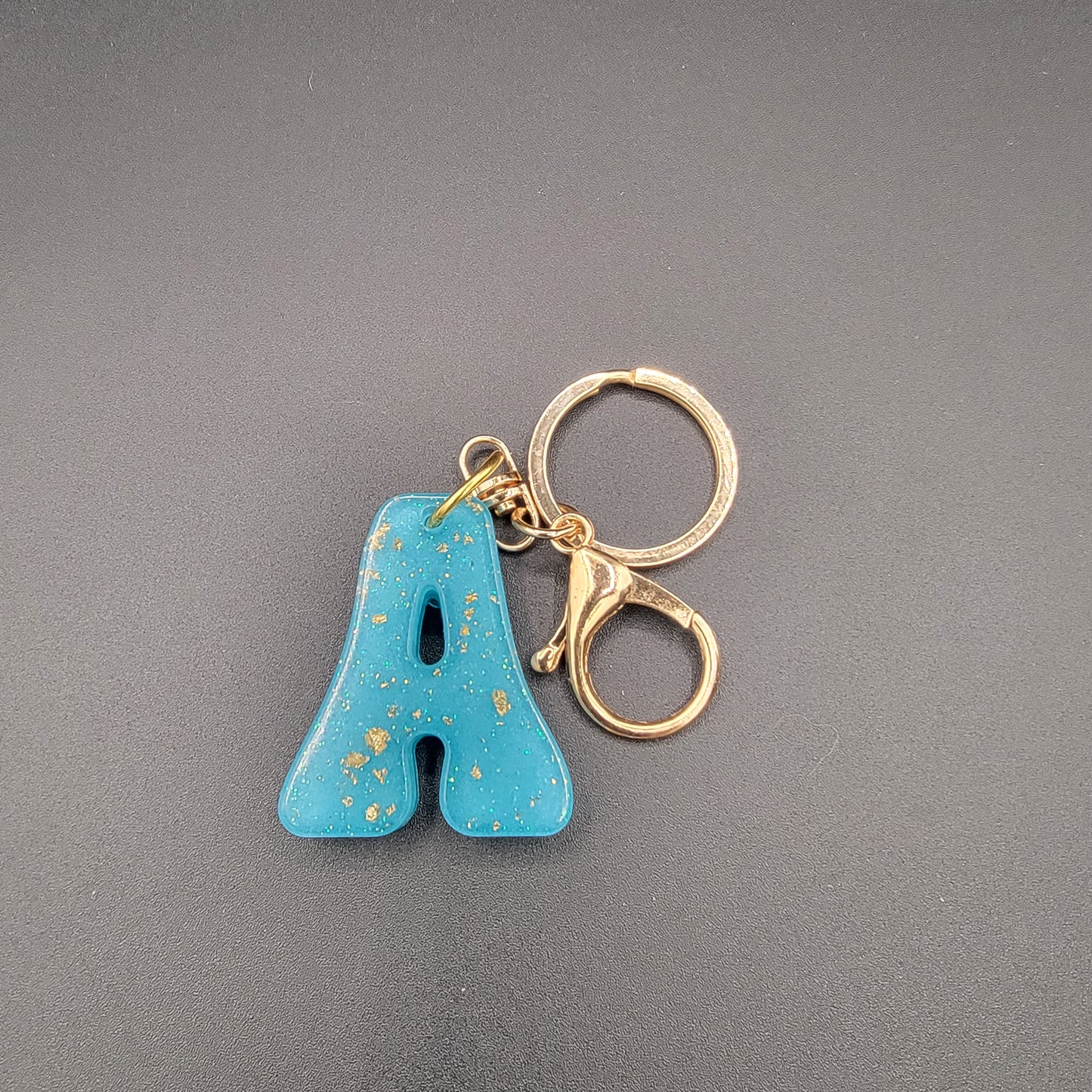Letter Resin Keychains - CLEARANCE
