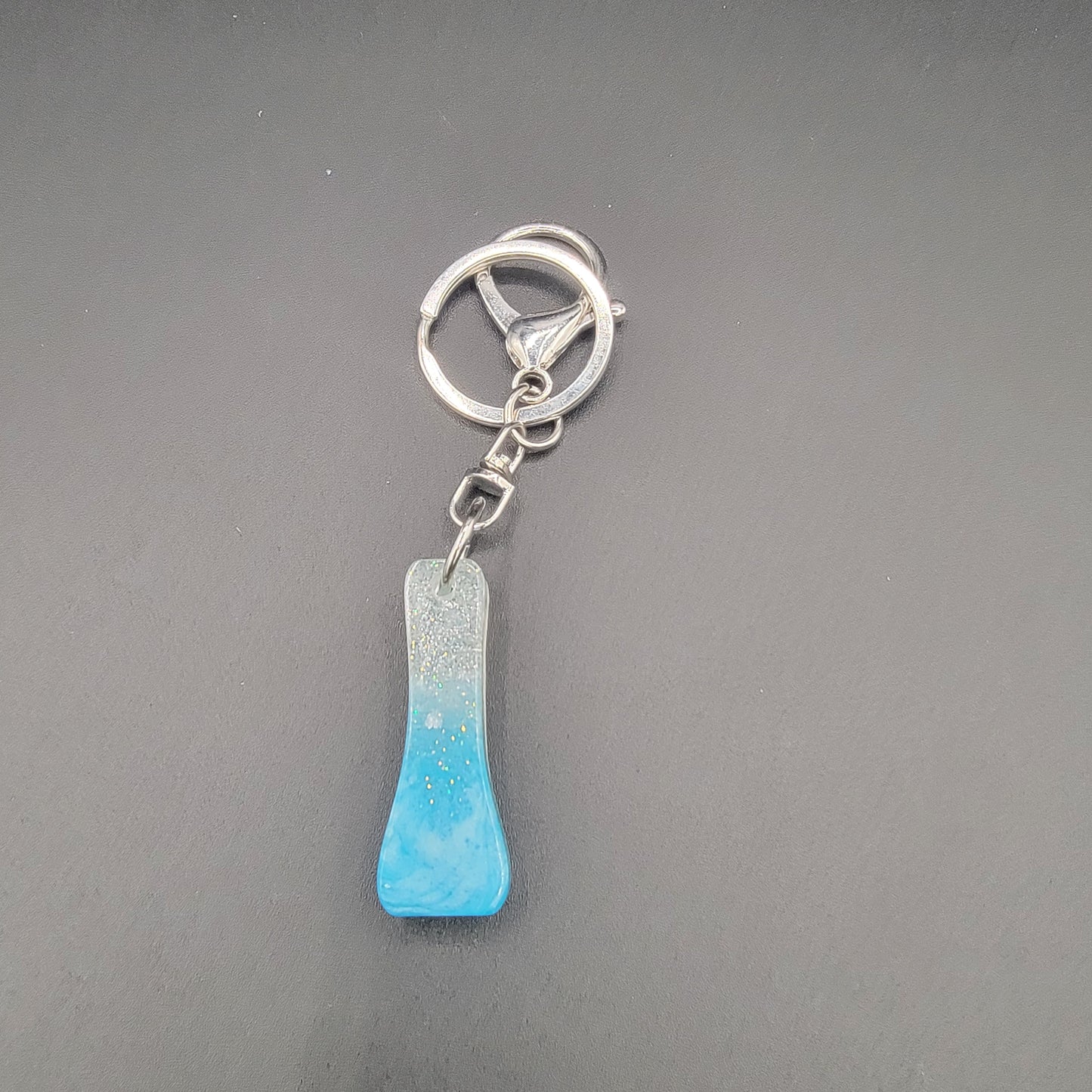 Letter Resin Keychains - CLEARANCE