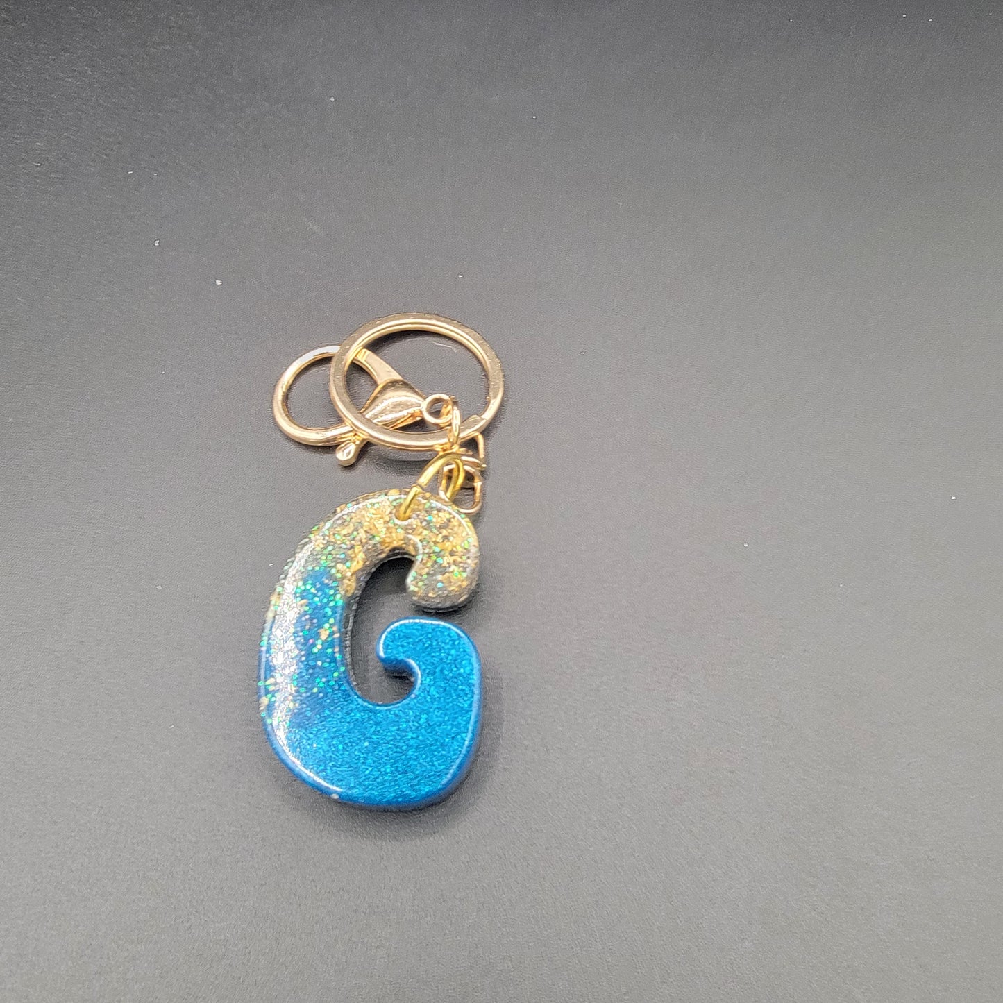 Letter Resin Keychains - CLEARANCE