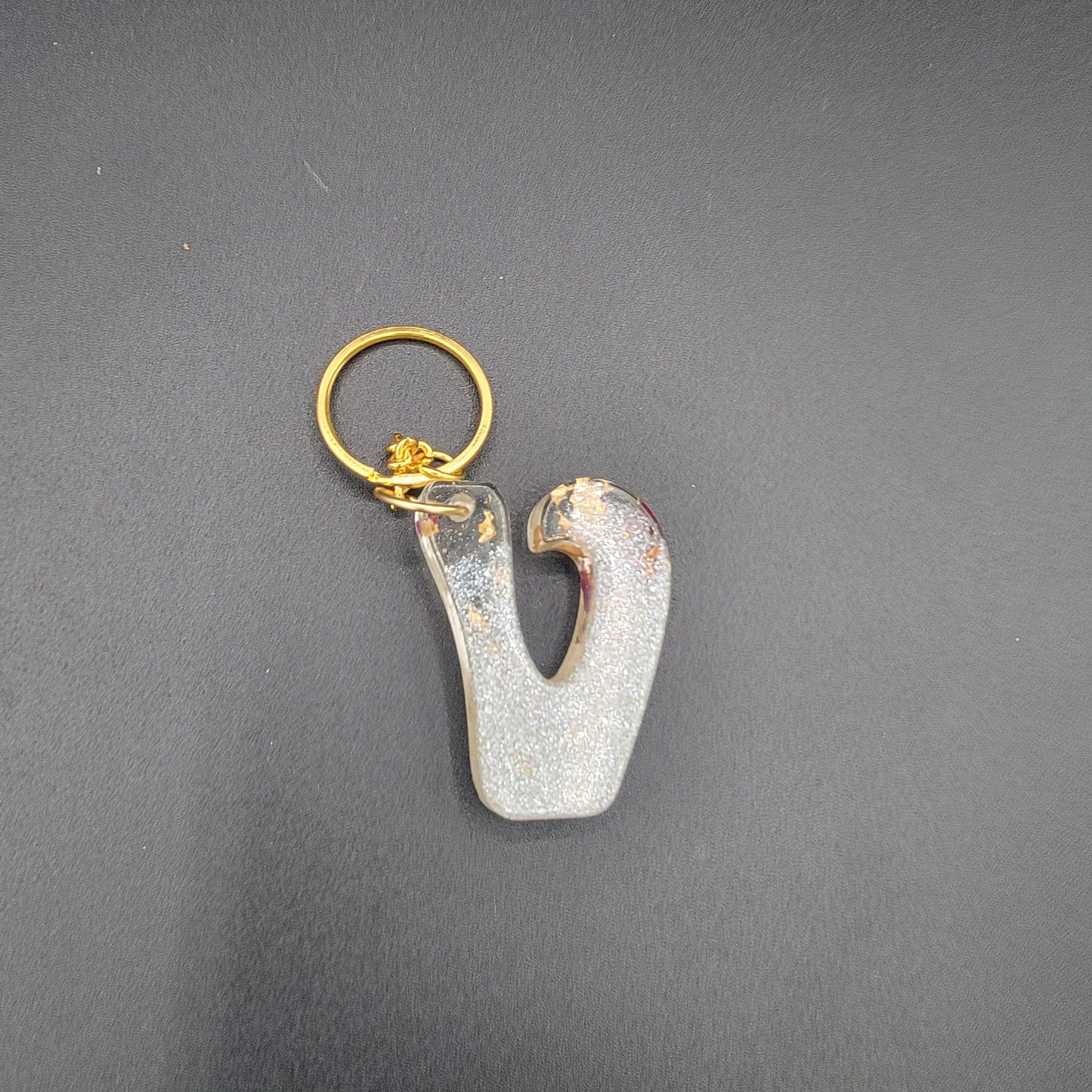 Letter Resin Keychains - CLEARANCE