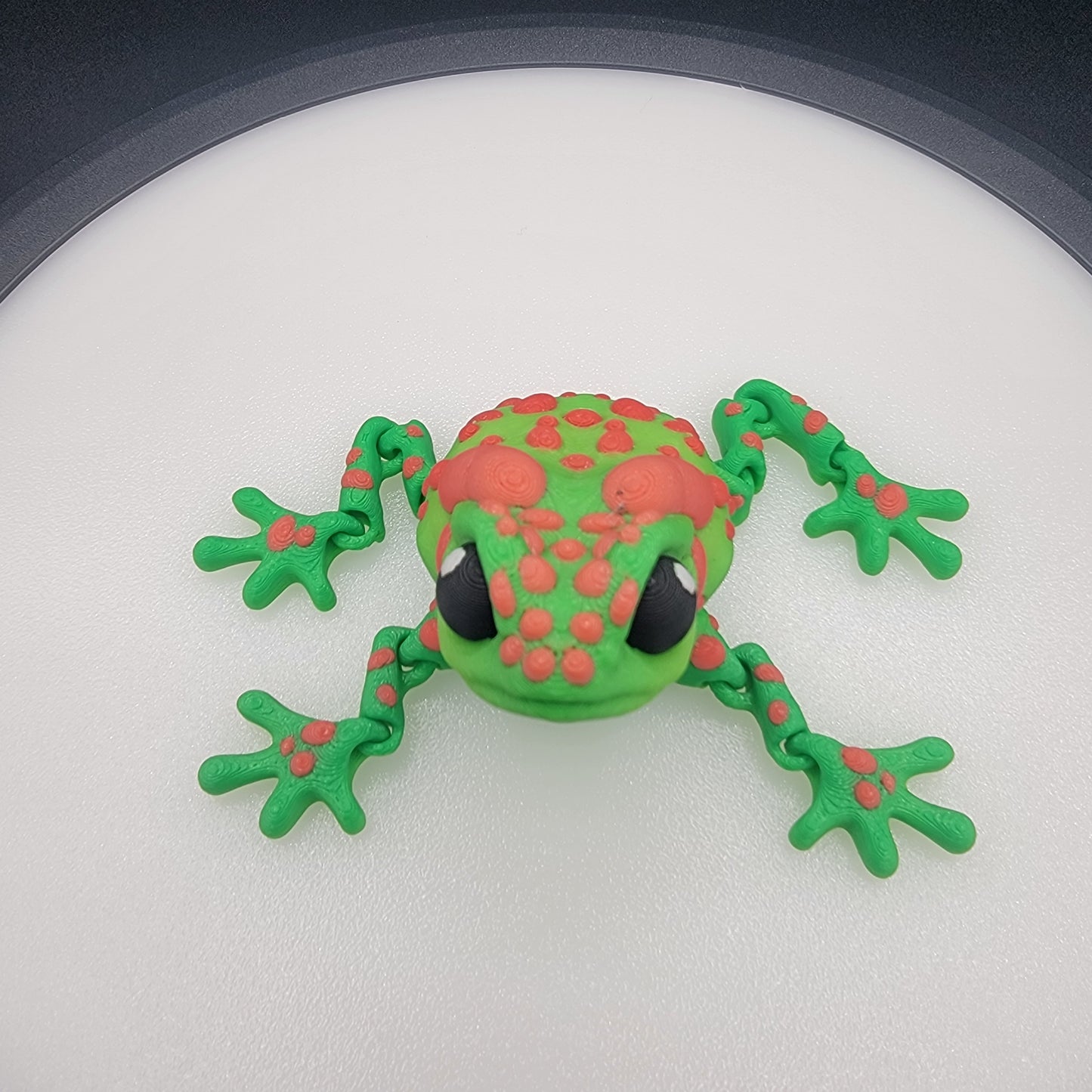 Articulated Frog - Wiggle Critter or Straw Buddy