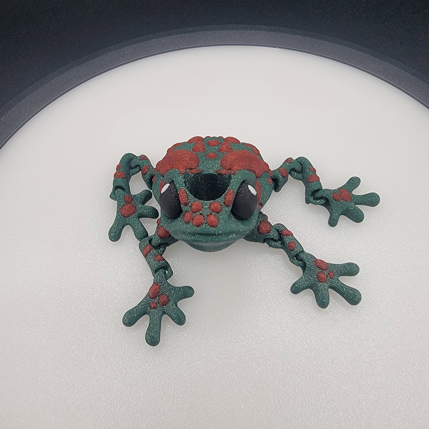 Articulated Frog - Wiggle Critter or Straw Buddy