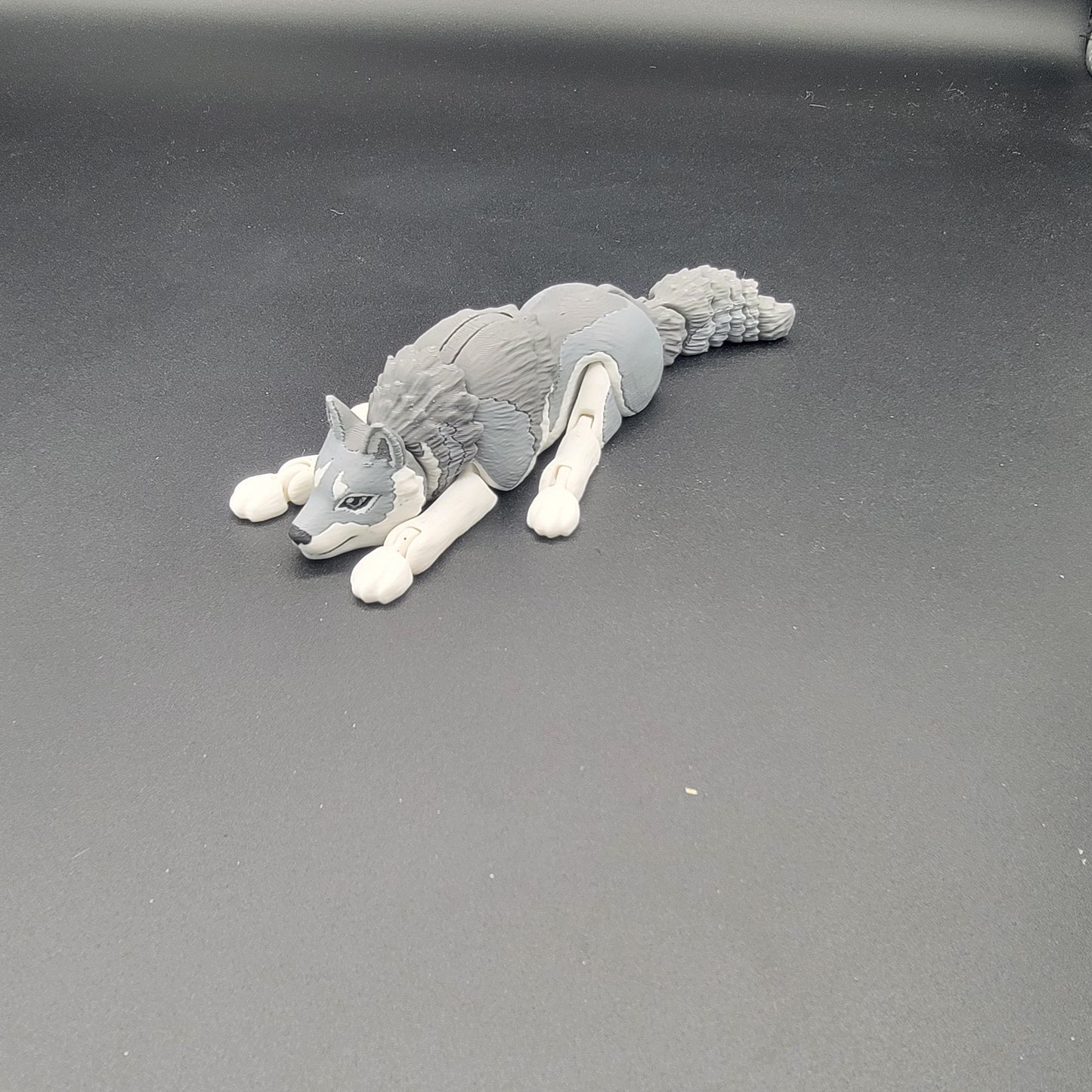 Articulated Wolf – Wiggle Critter or Straw Buddy